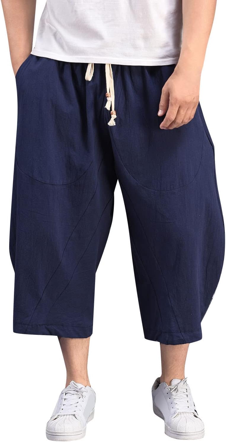Premium Mens Wide Leg Casual Pants