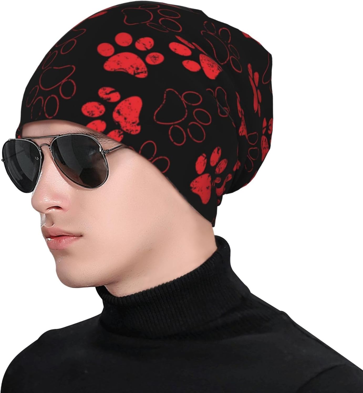 Vivid Skull Beanie for Men Women
