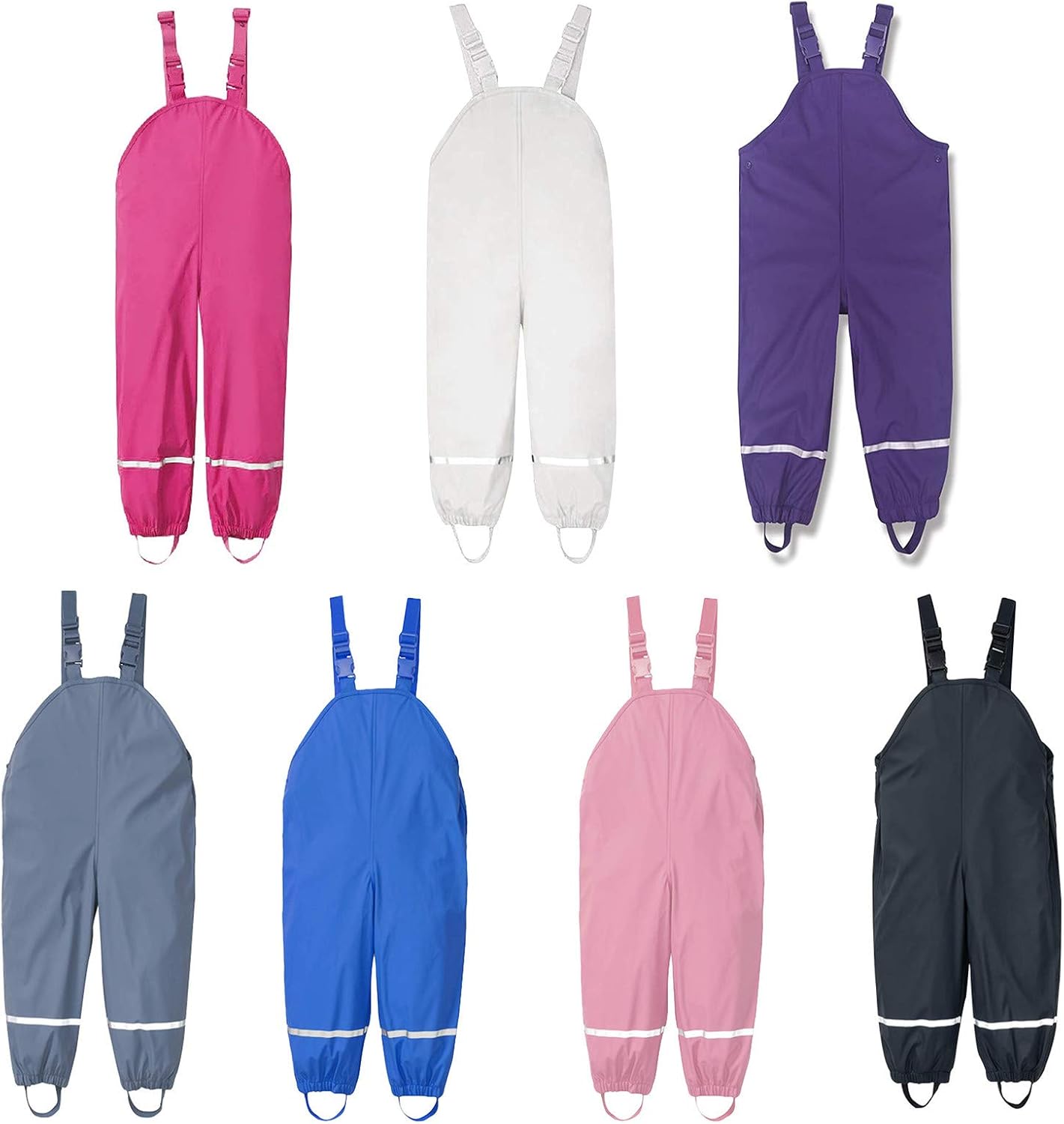 Toddler Girl Waterproof Rain Overalls