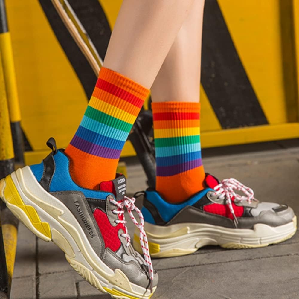 colorfulComfort Ankle Socks Two Stripes
