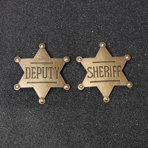 Vintage Sheriff Badge - Western Cop Star Gift