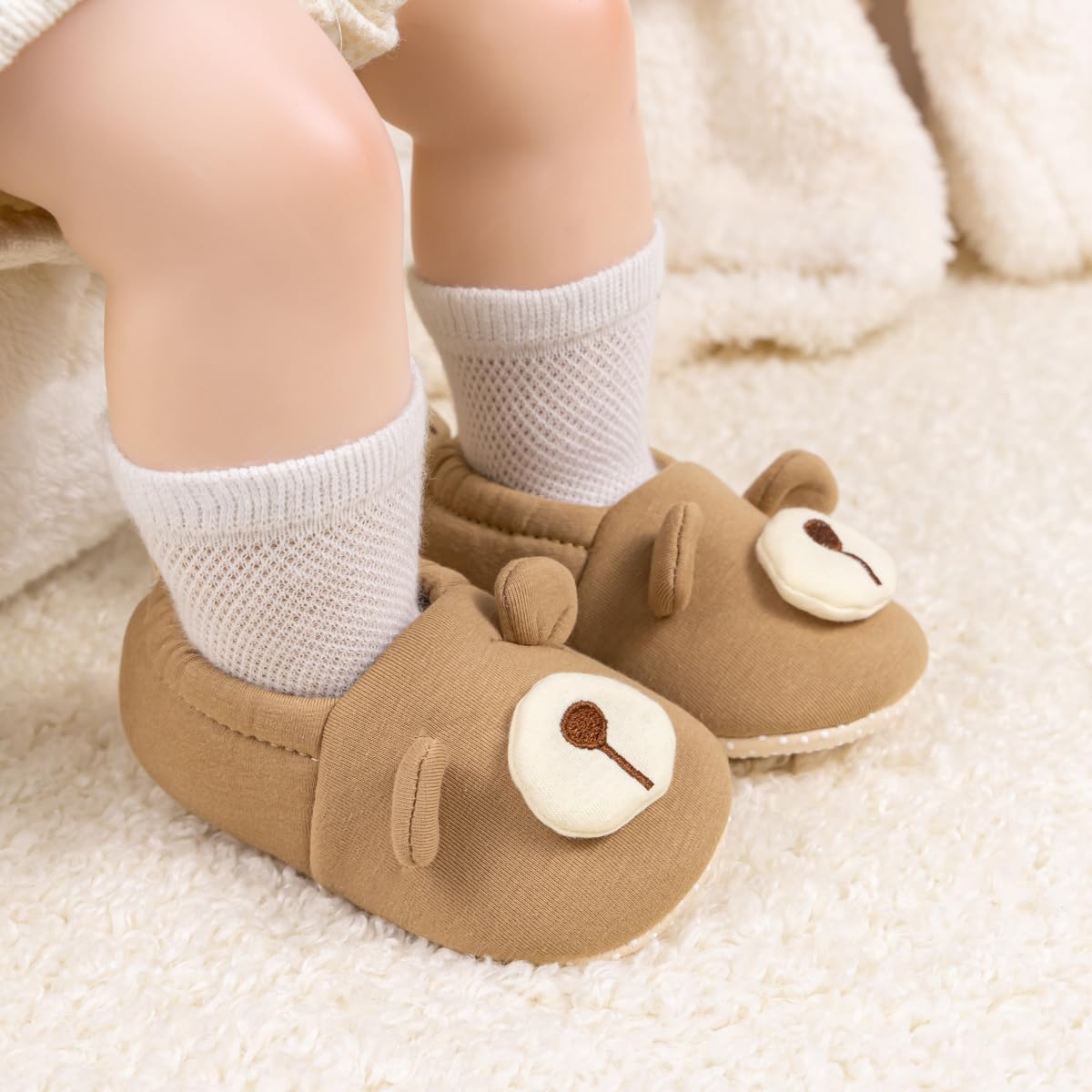 Sawimlgy Baby Child Cartoon Slipper for Newborn to 18 Months