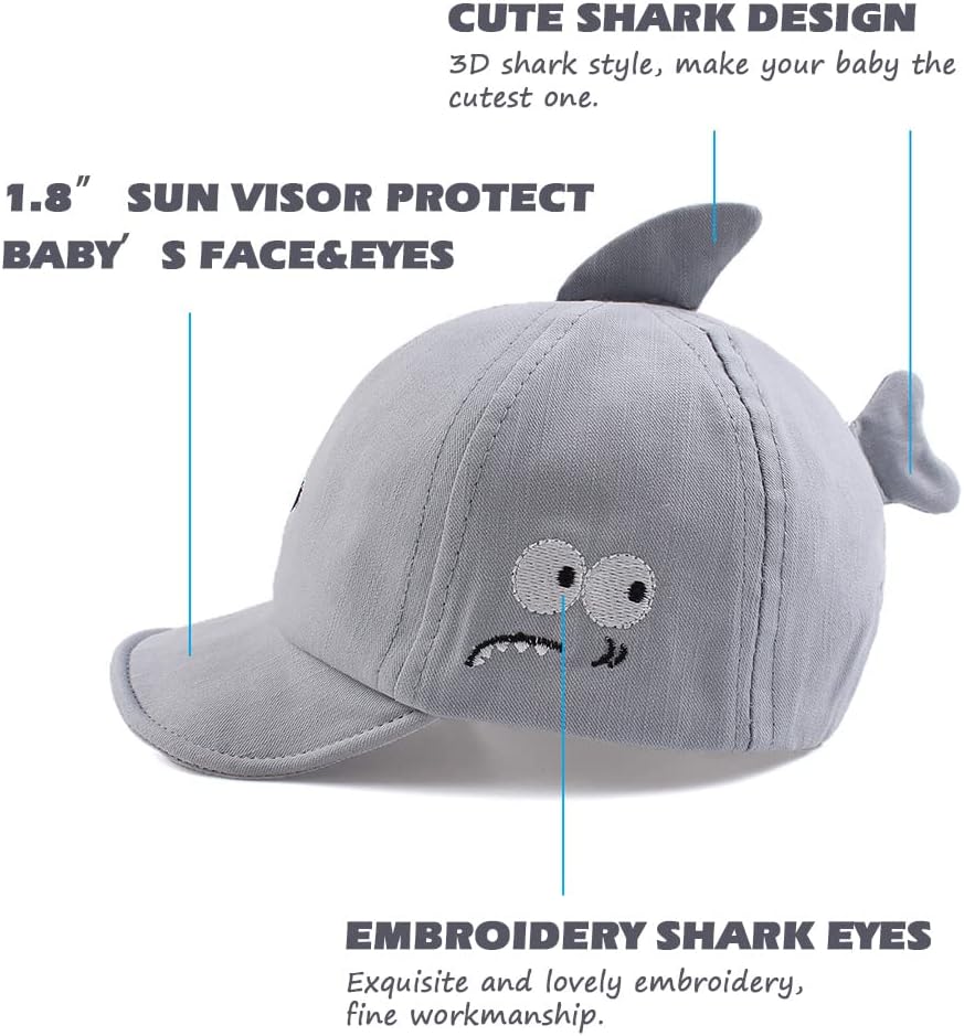 JANGANNSA Baby Duck Cap Toddler Sunhat for Spring Summer