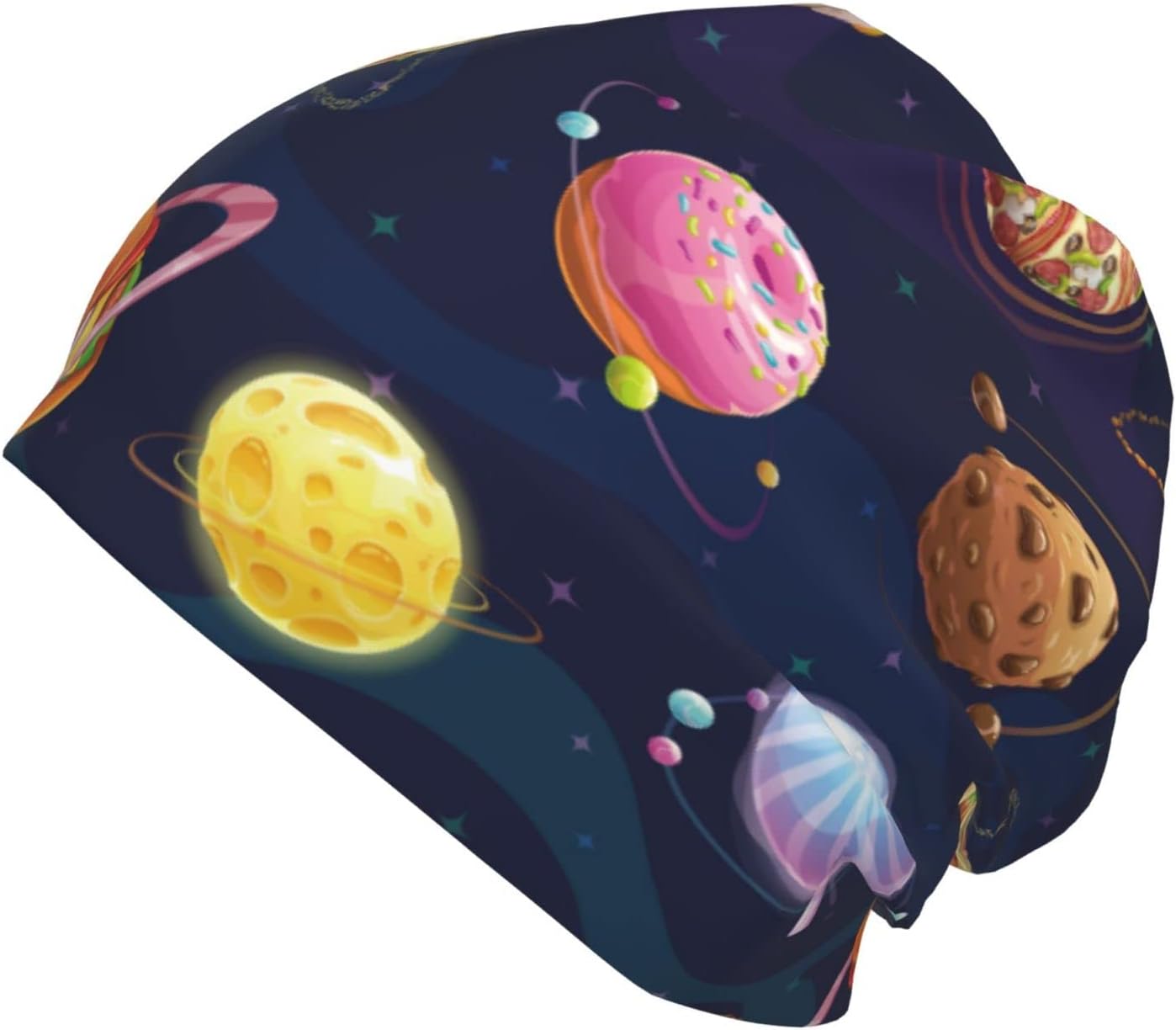 Delicious Food Planet Kids Novelty Winter Hat 7-12 Year Skull Beanie
