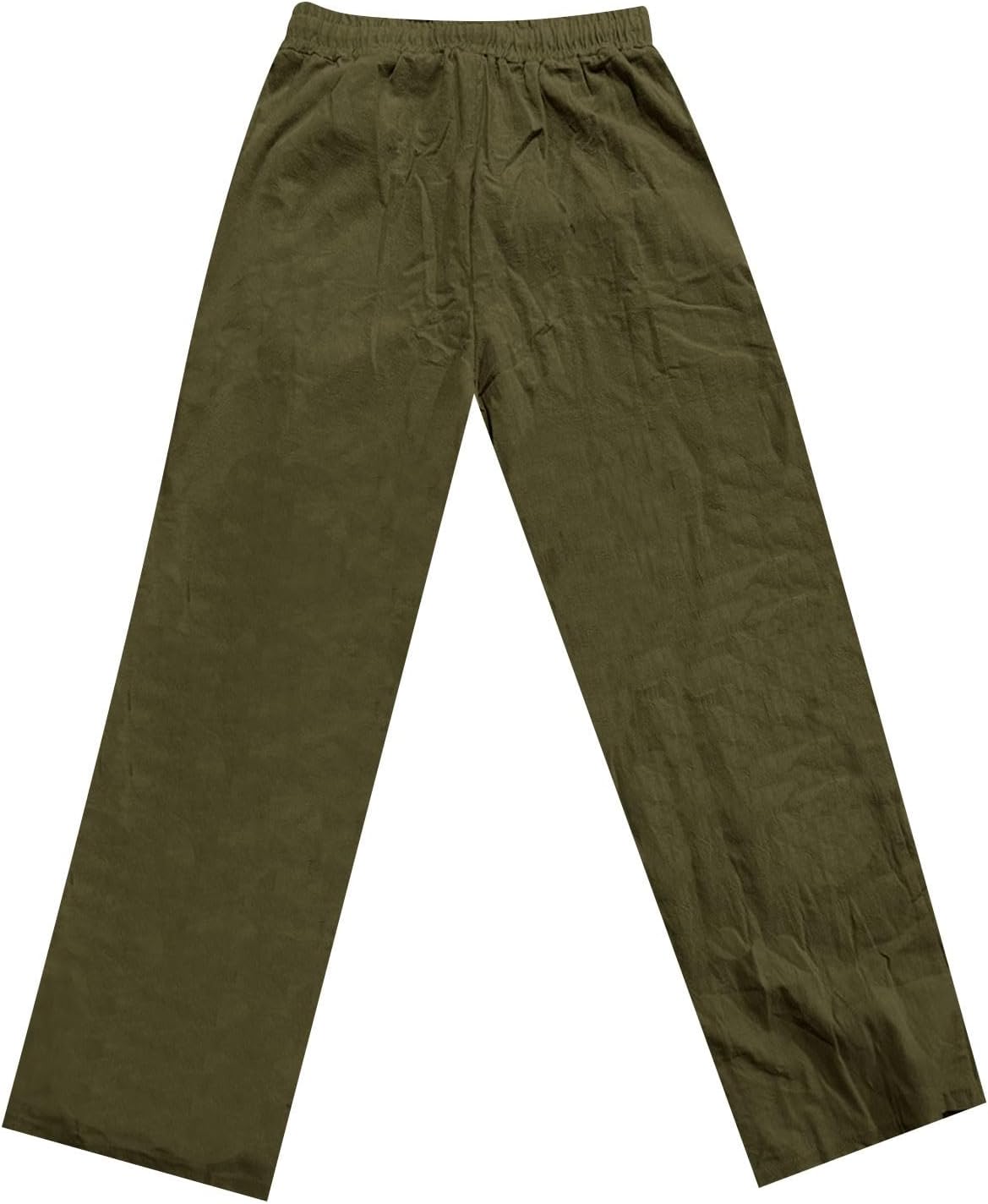 Mens Lightweight Cotton Linen Pants