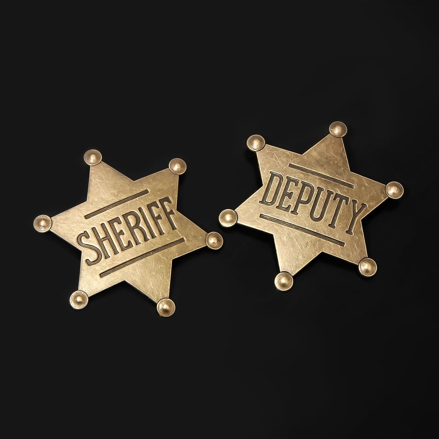Vintage Sheriff Badge - Western Cop Star Gift