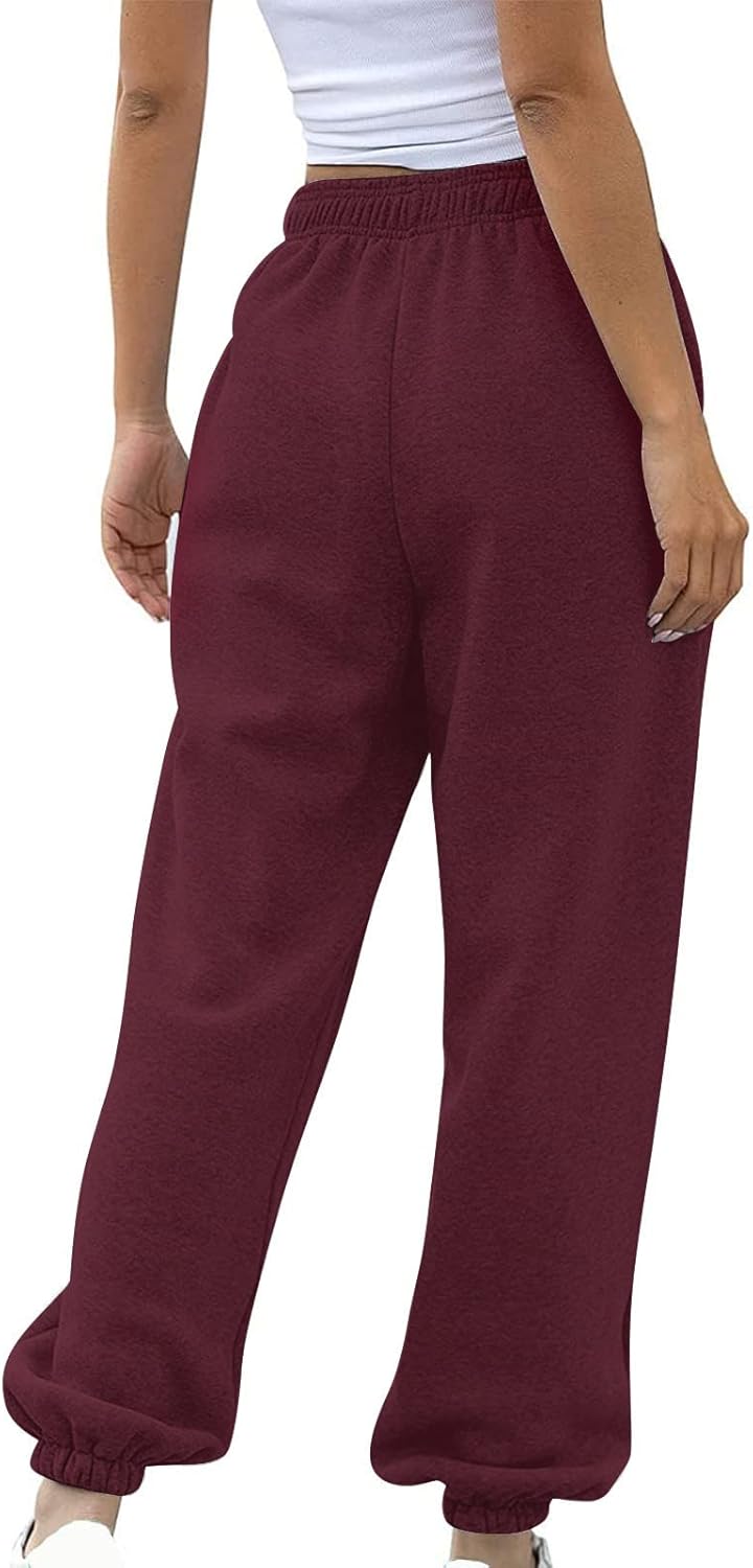 Girls High-Waisted Jogger Pants with Pockets