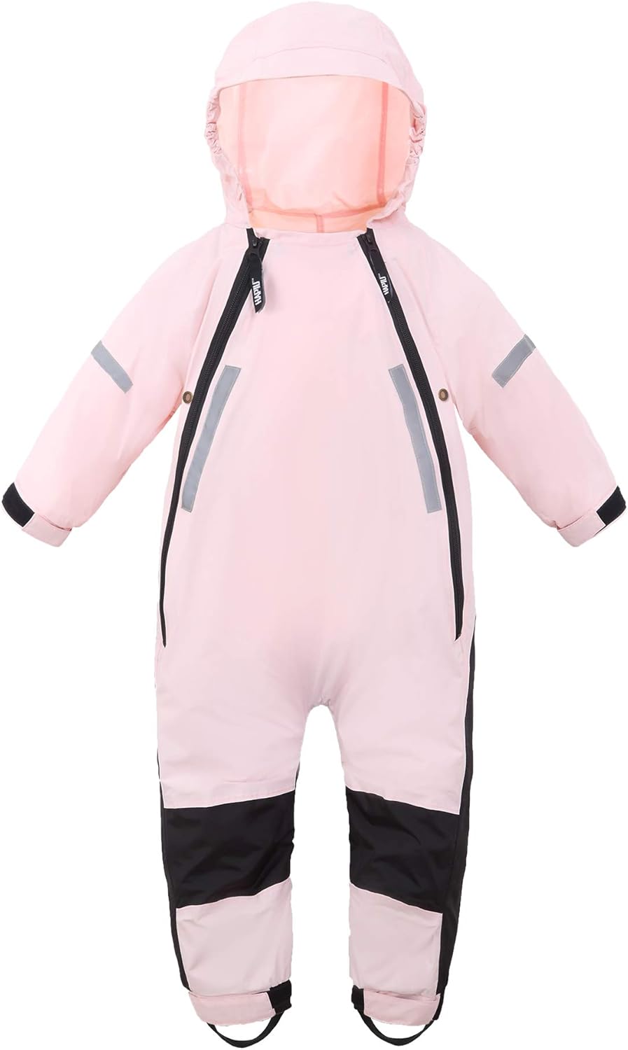 HAPIU Kids Toddler Muddy Buddy Waterproof Rain Jacket Set