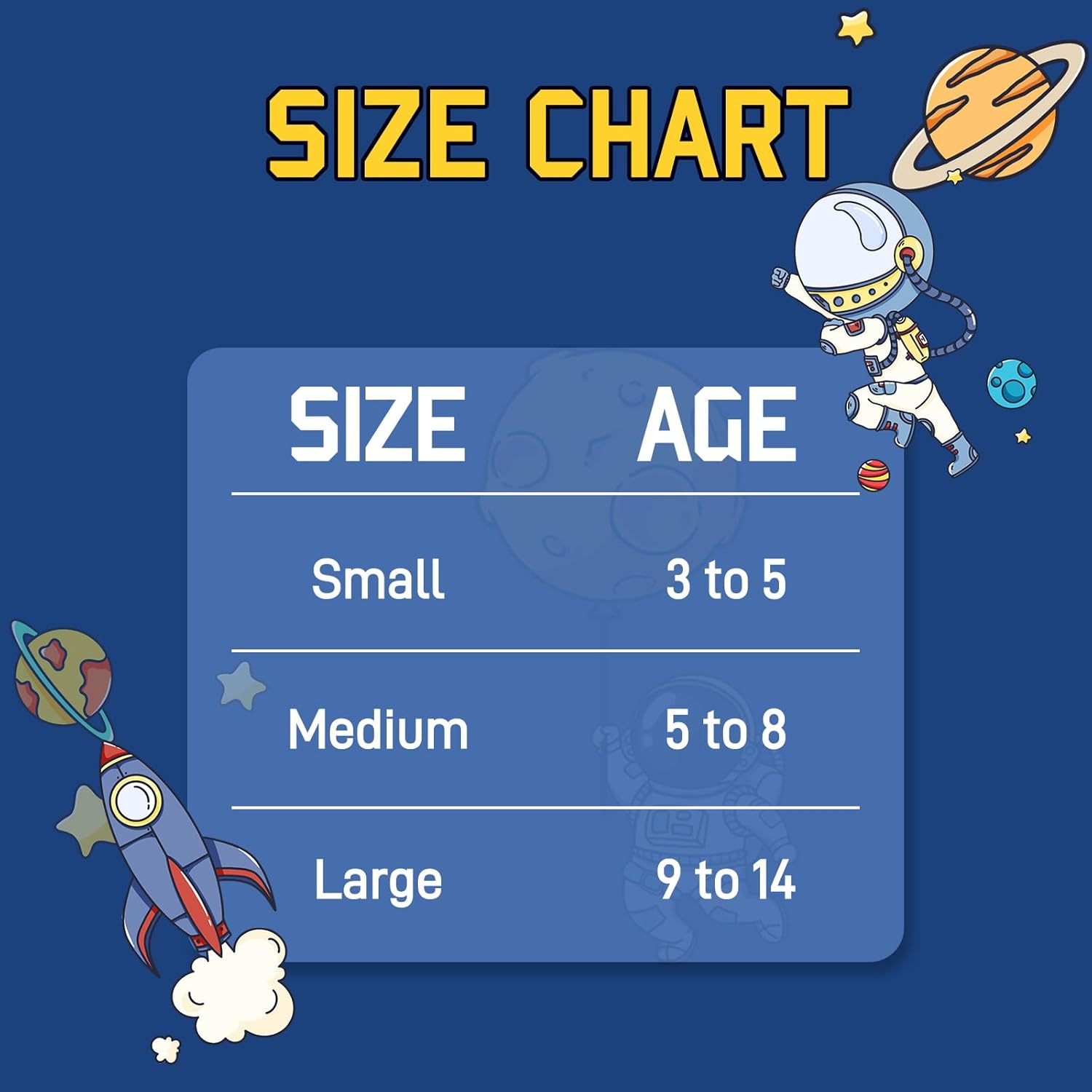 Space Cartoon Design Boys Socks Easy To Wear Comfy Fun
