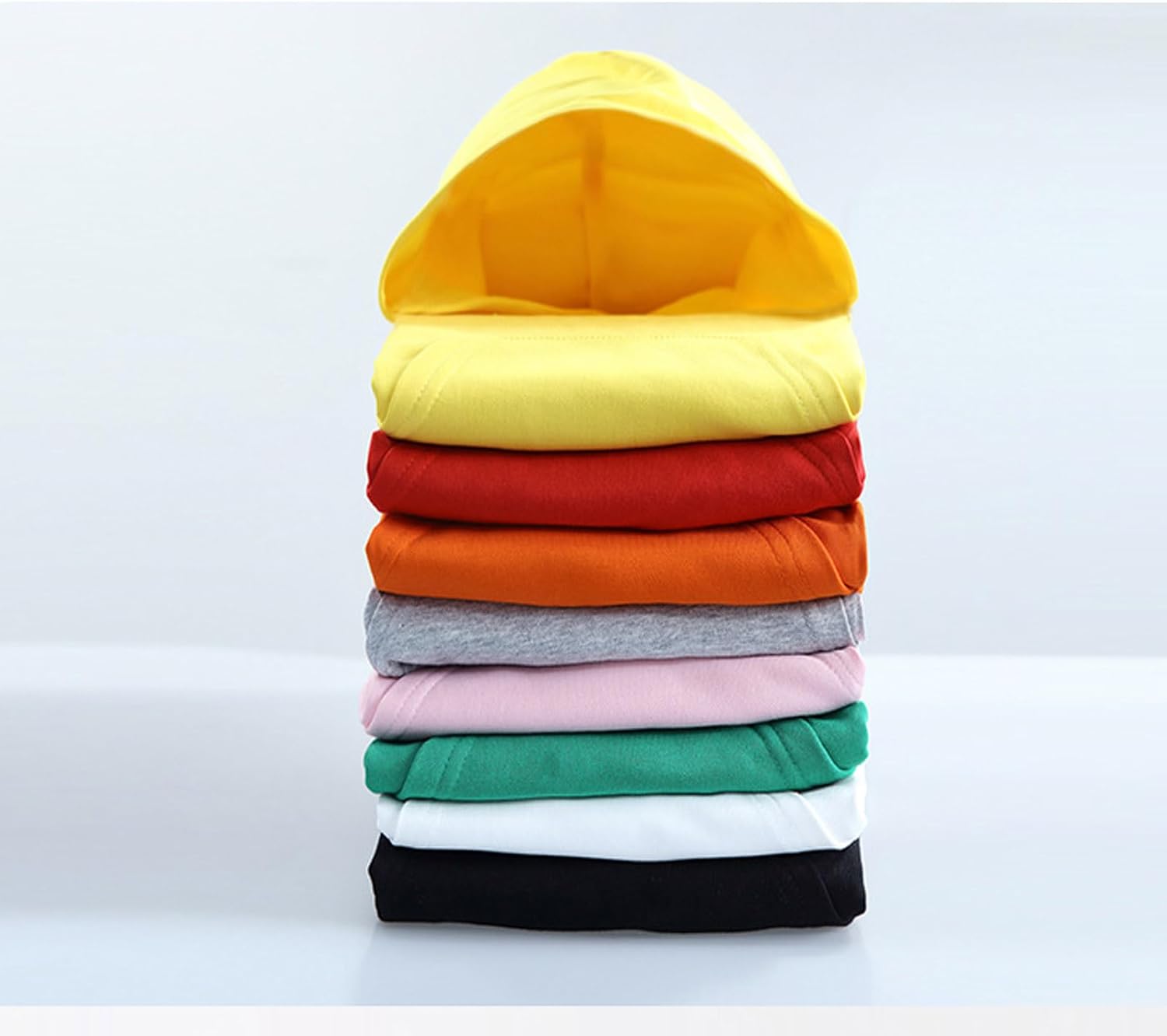 Comfortable solid long sleeve hoodie for kids