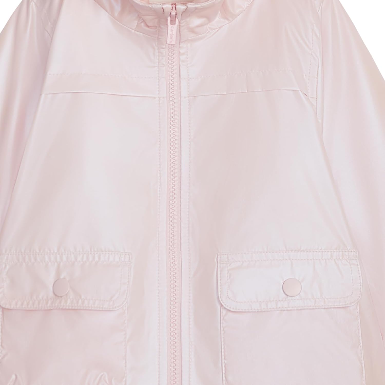 Carters Baby Girls Lightweight Fleece Lined Hooded Raincoat - Waterproof for RainShowers