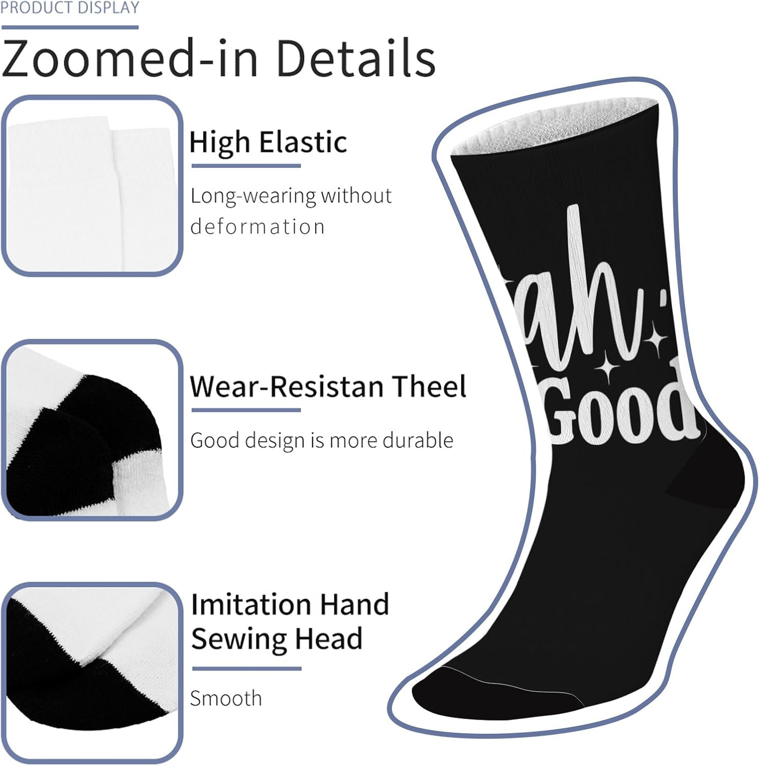 Casual Fashion Mens Knee-High Socks