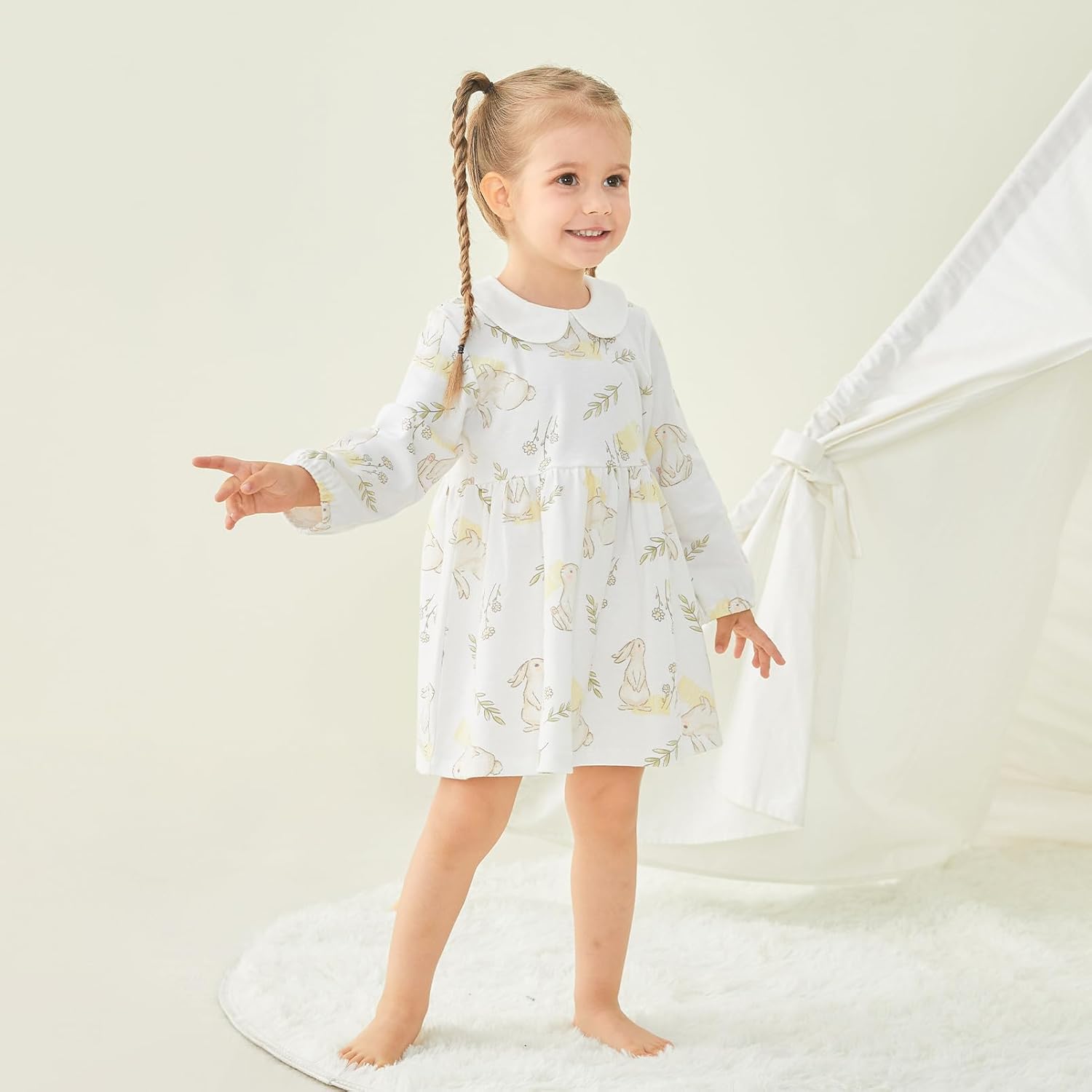 Pureborn Baby Toddler Girl Dress with Bloomer Shorts
