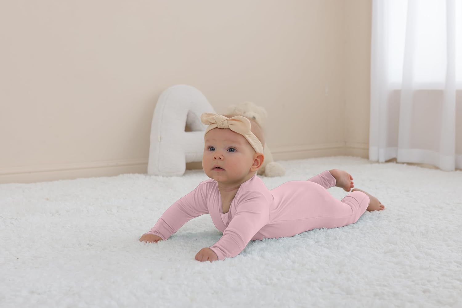 GUISBY Pajama Rompers for Baby