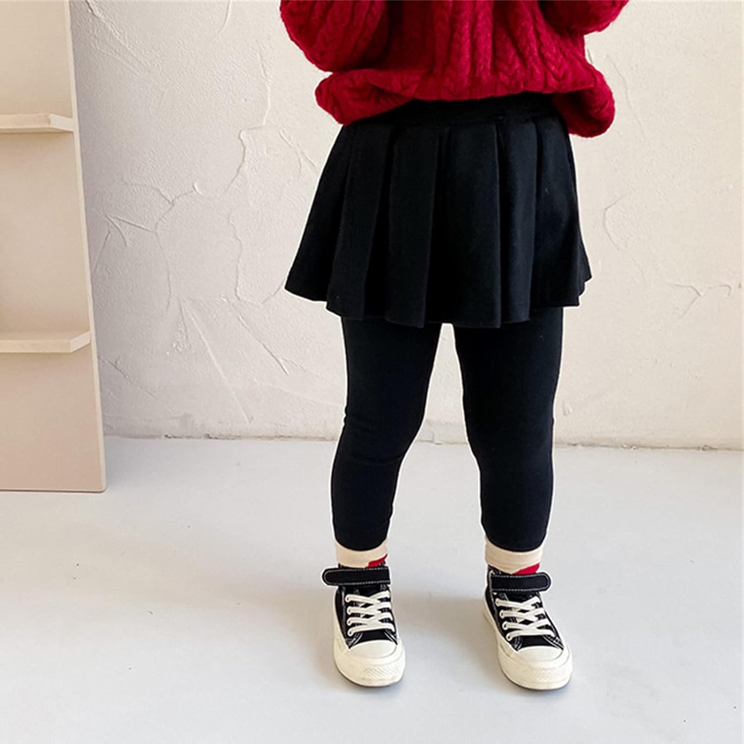 HD Footless Leggings with Ruffle Tutu Skirt