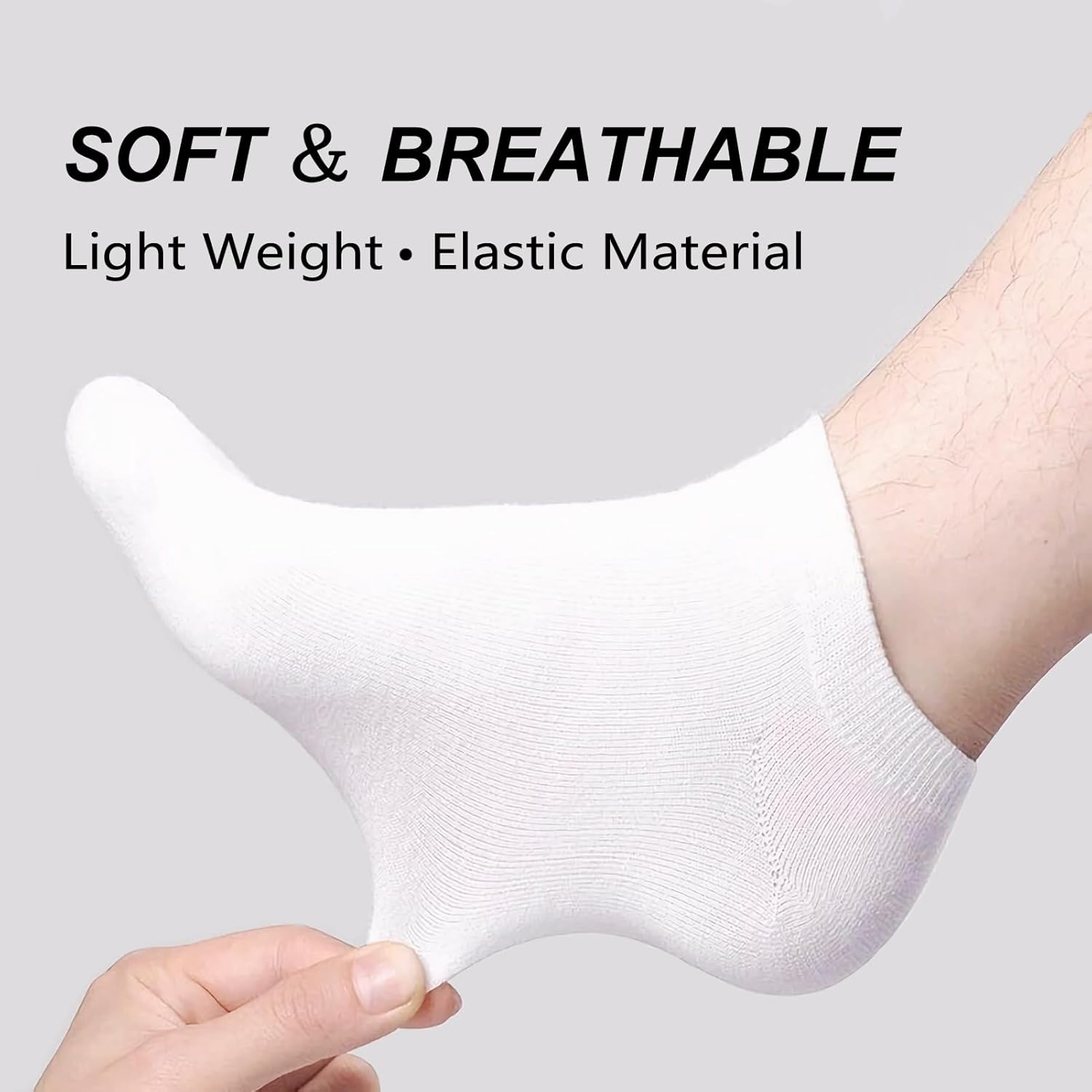 RICHBULL 200 Pairs Thin No Show Ankle Socks for Men Women