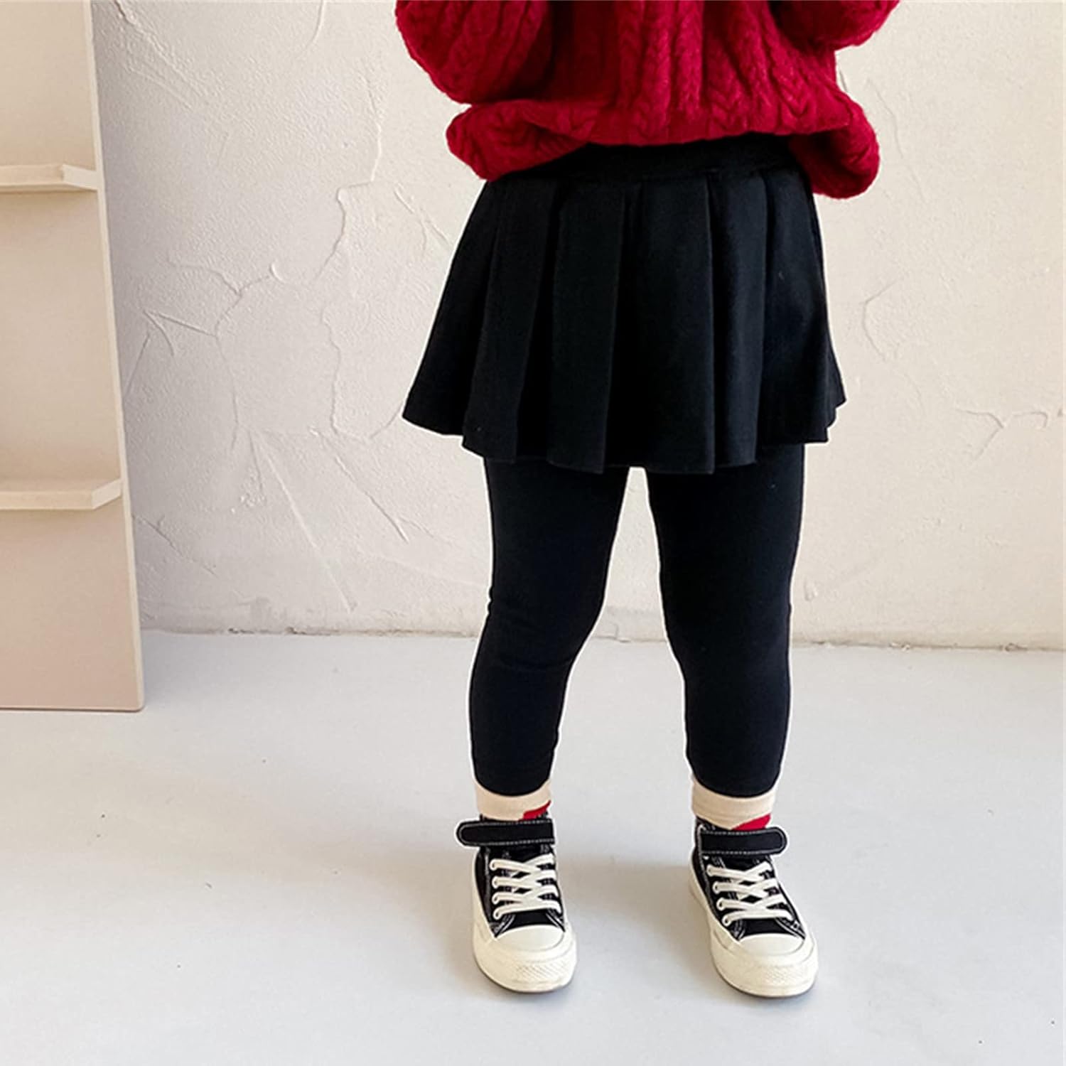 HD Footless Leggings with Ruffle Tutu Skirt
