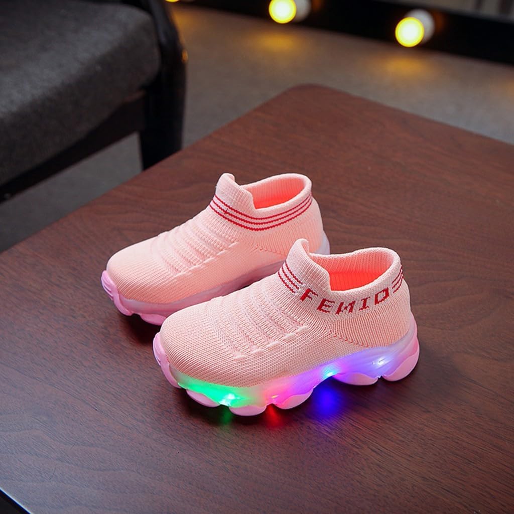 Lightweight Anti-Slip Sport Sneakers for Toddler Girls