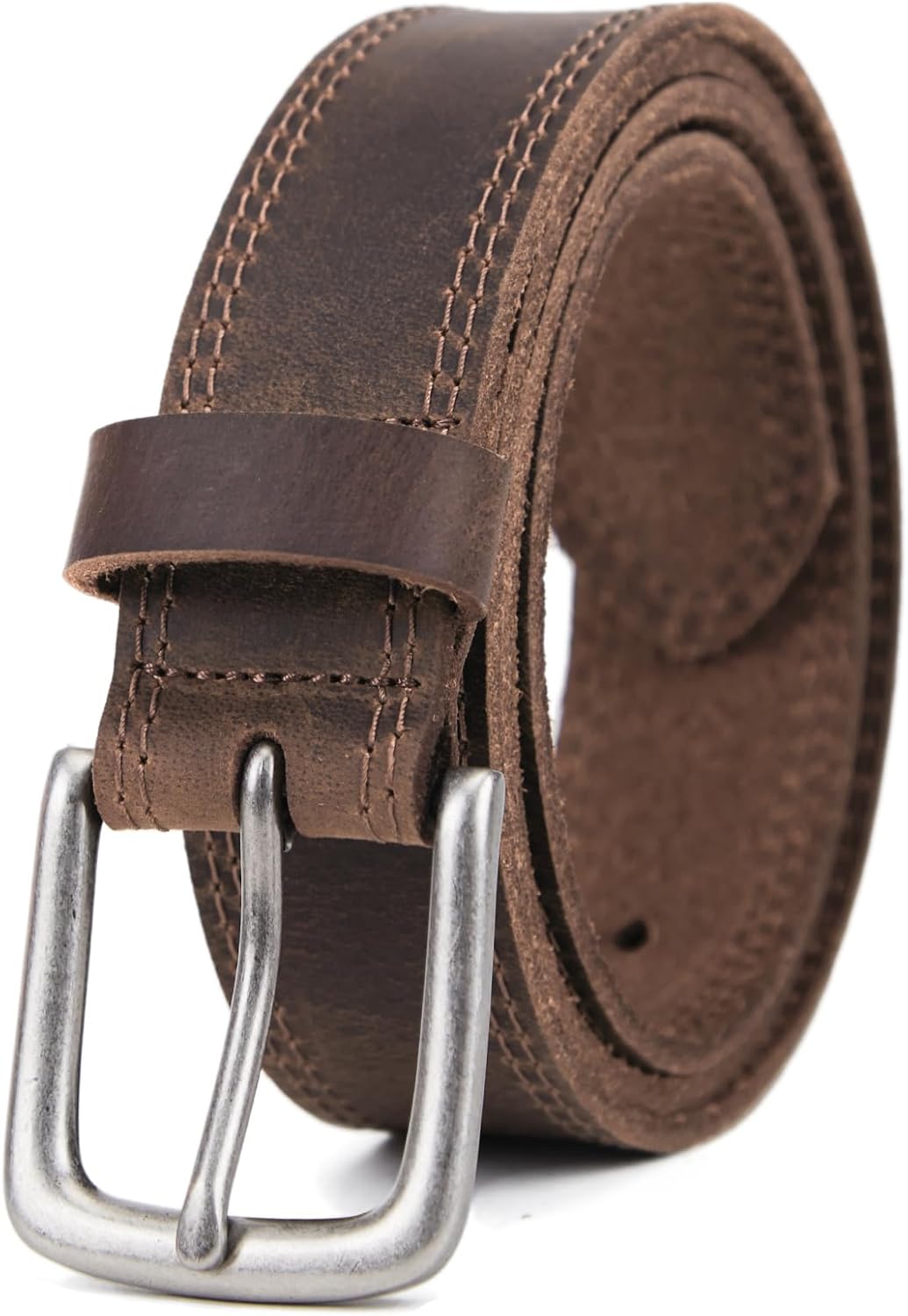 VATAN Mens Genuine Leather Everyday Jean Belt with Gift Box