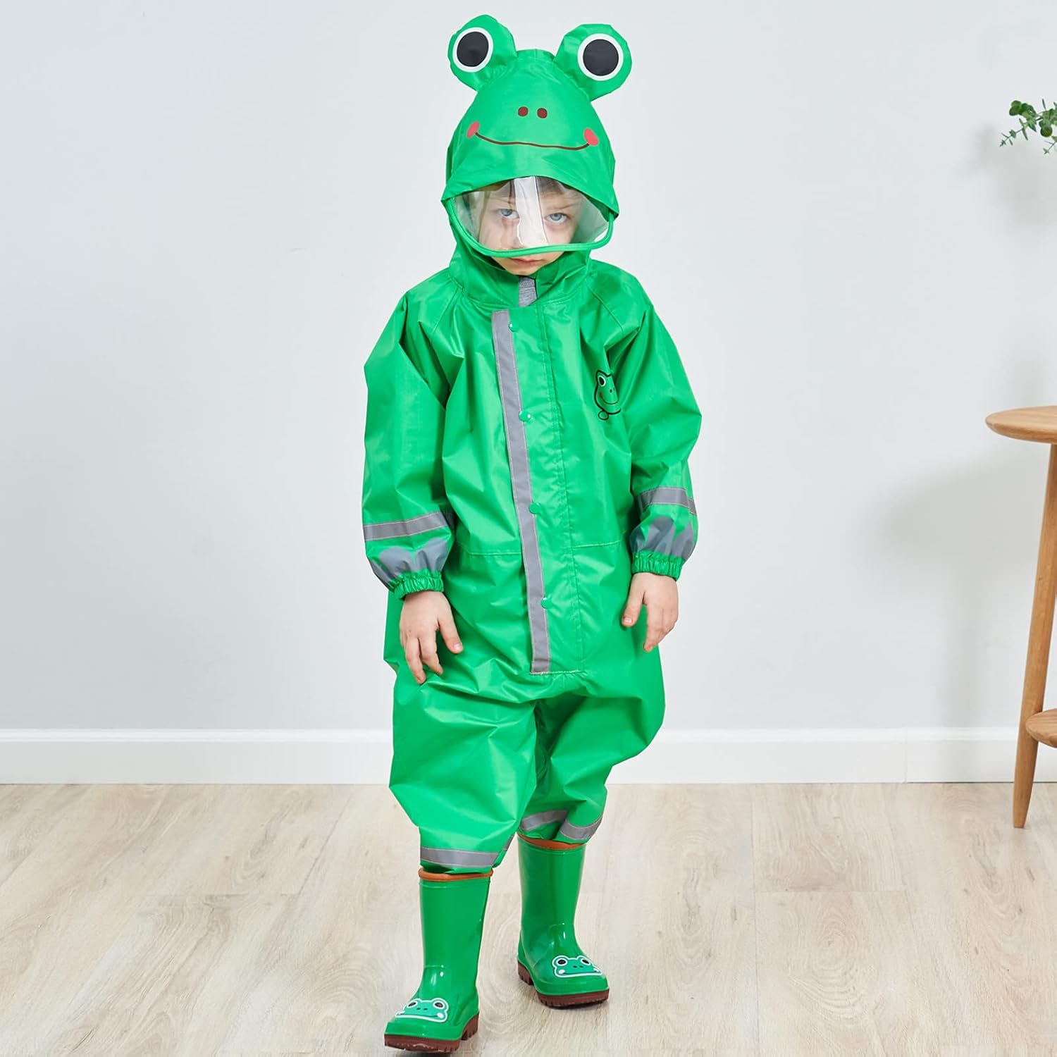 Hovkib Toddler Rain Suit with Hood Waterproof for Kids RAINWEAR by Hovkib