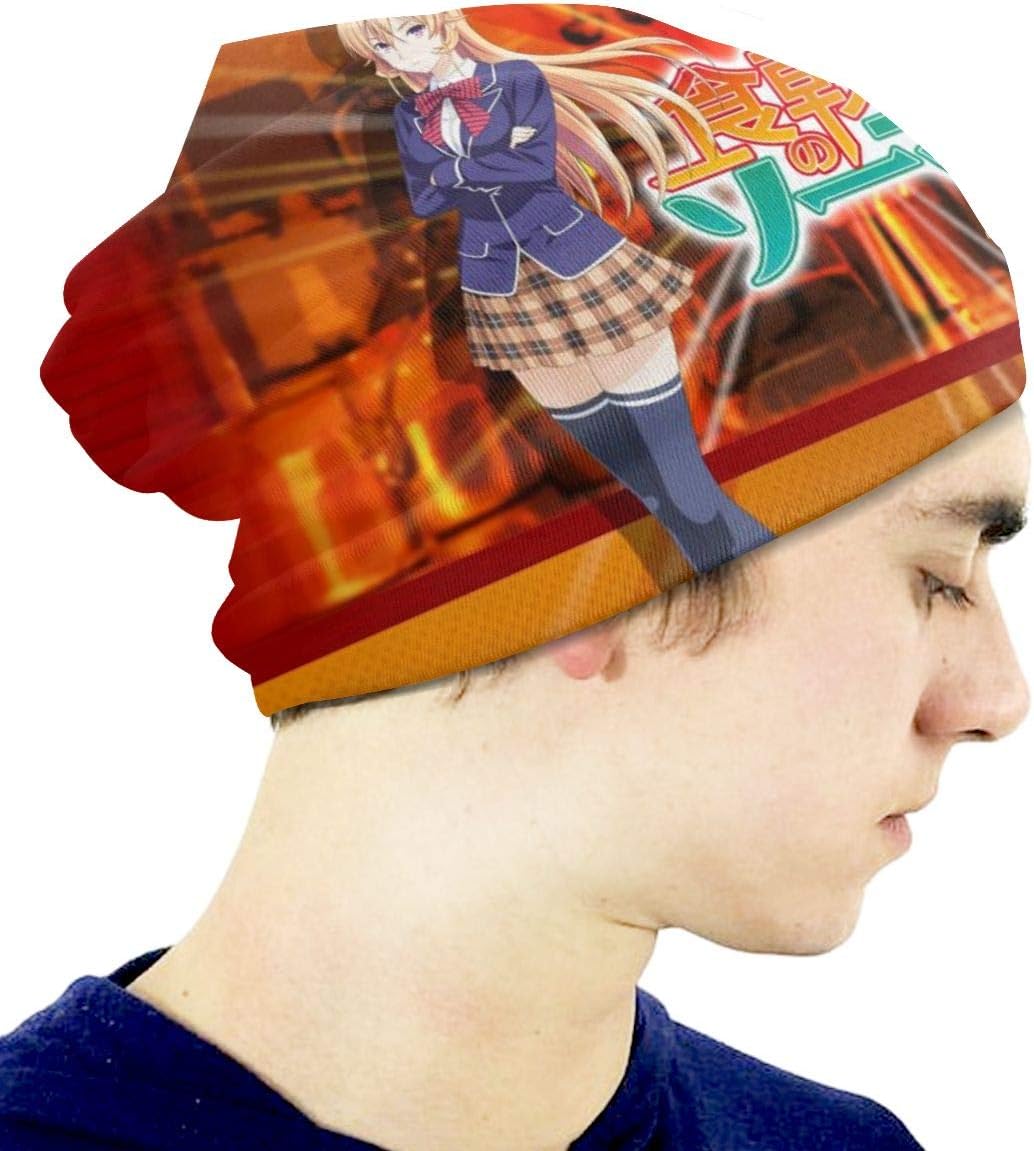 Food Wars Shokugeki No Soma Kids Skull Cap Beanie Cap Black