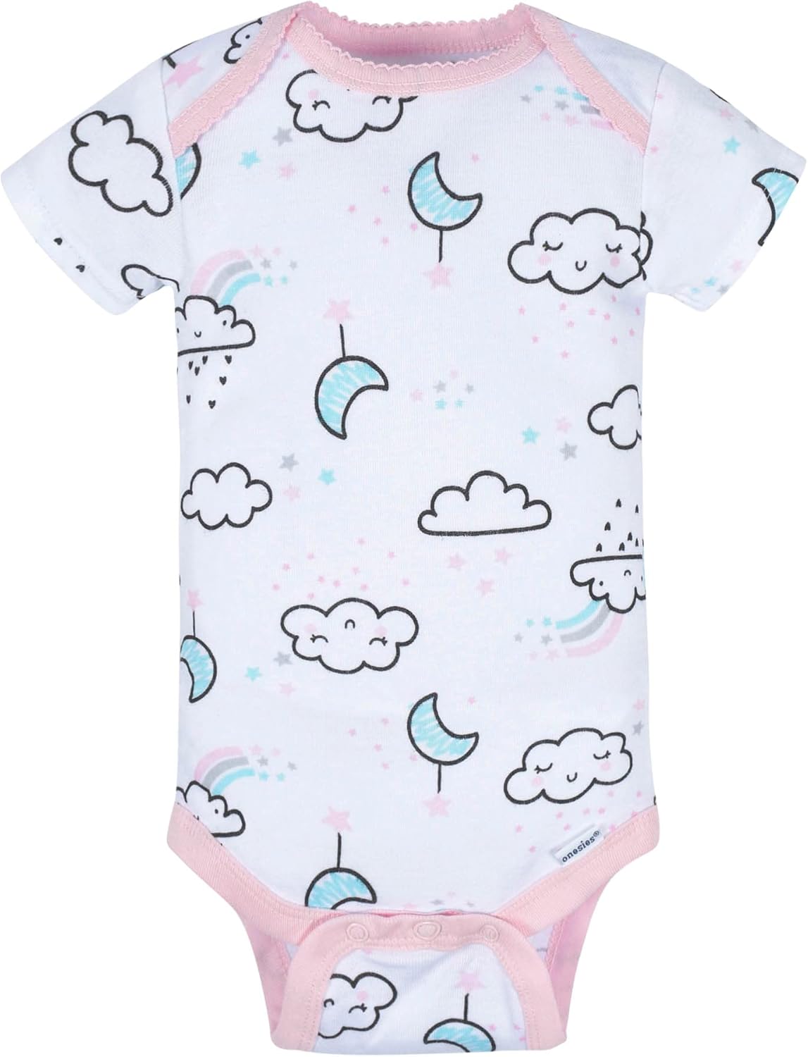 Gerber Baby Girls 8-Pack Short Sleeve Onesies