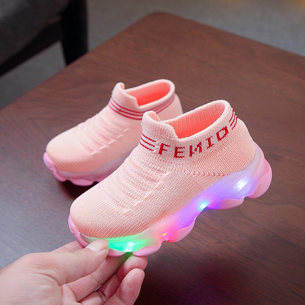 Lightweight Anti-Slip Sport Sneakers for Toddler Girls