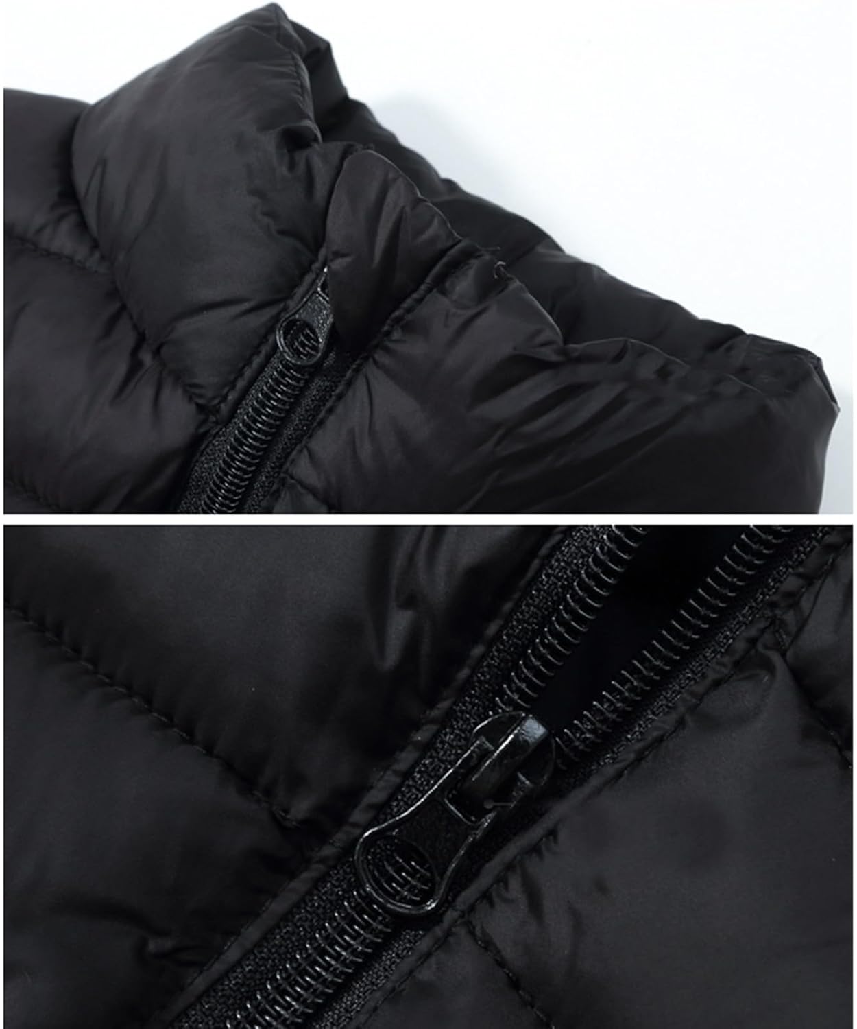 Unisex Kids Down Puffer Jacket - Stand Collar Winter Companion