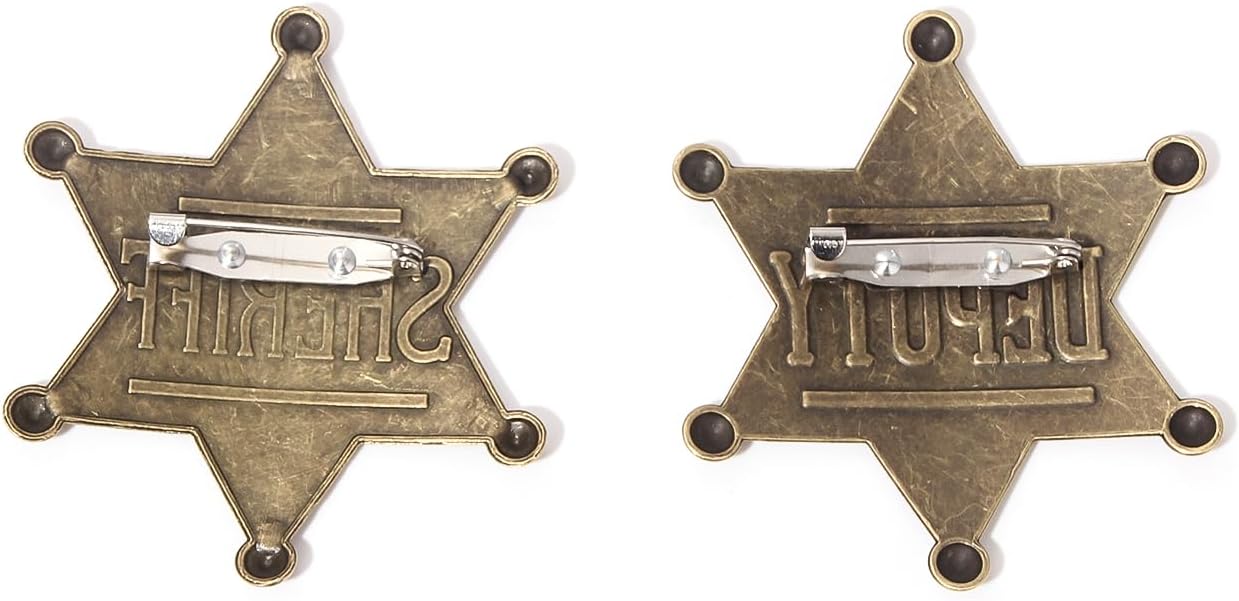 Vintage Sheriff Badge - Western Cop Star Gift