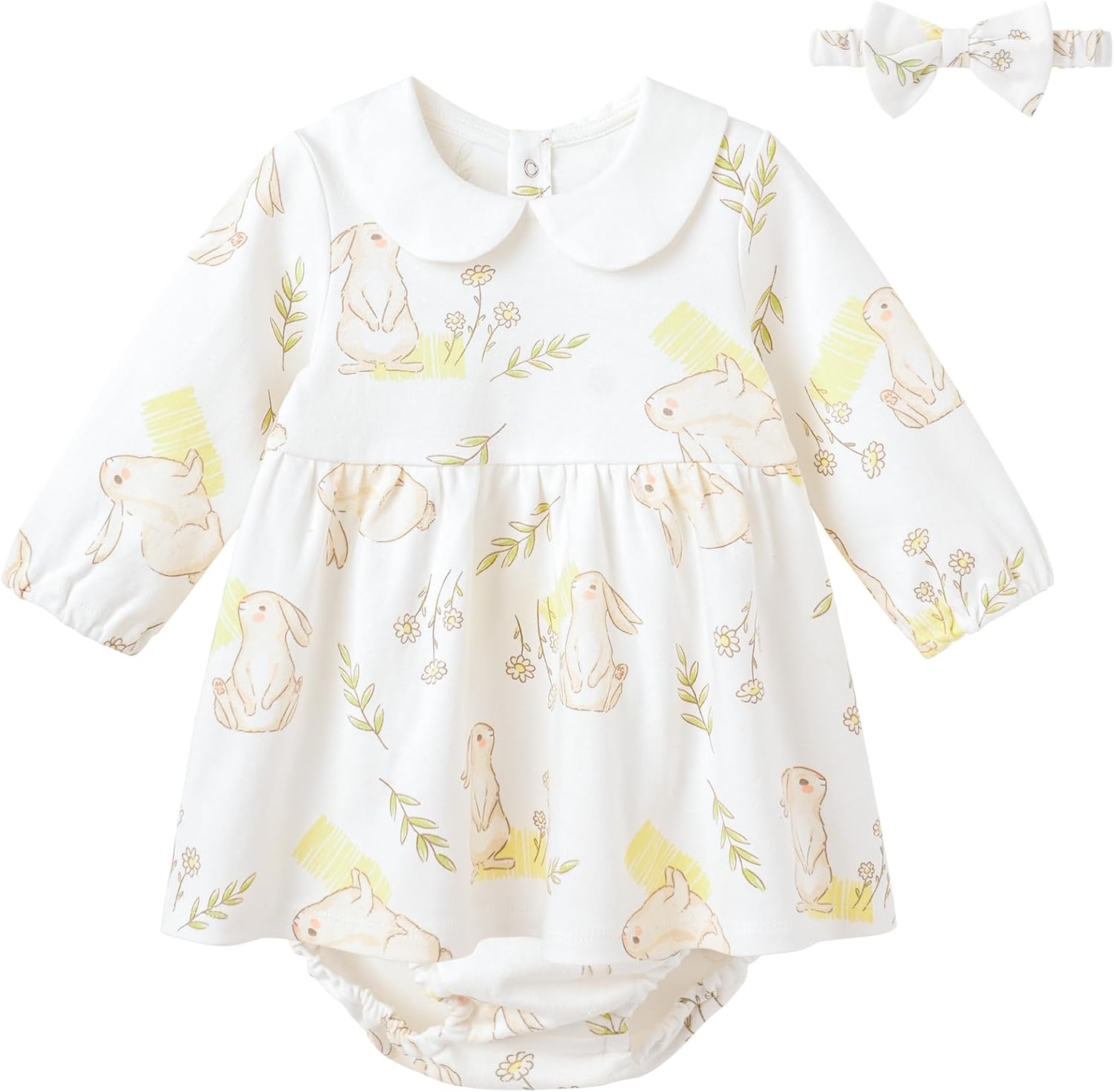 Pureborn Baby Toddler Girl Dress with Bloomer Shorts