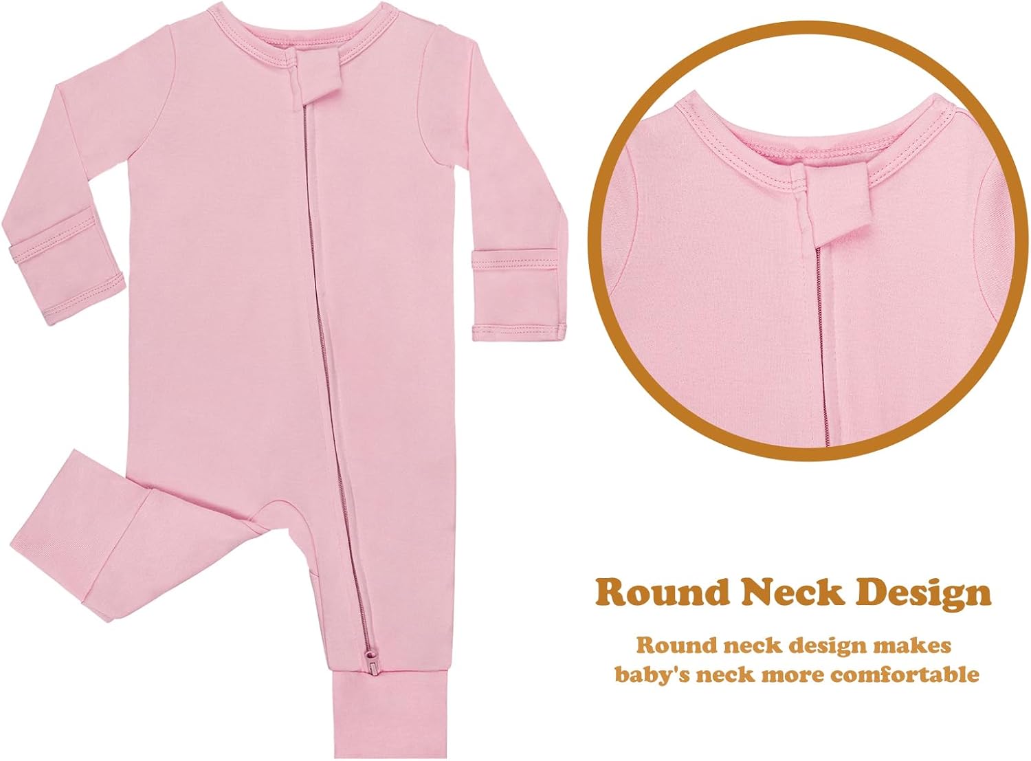 GUISBY Pajama Rompers for Baby