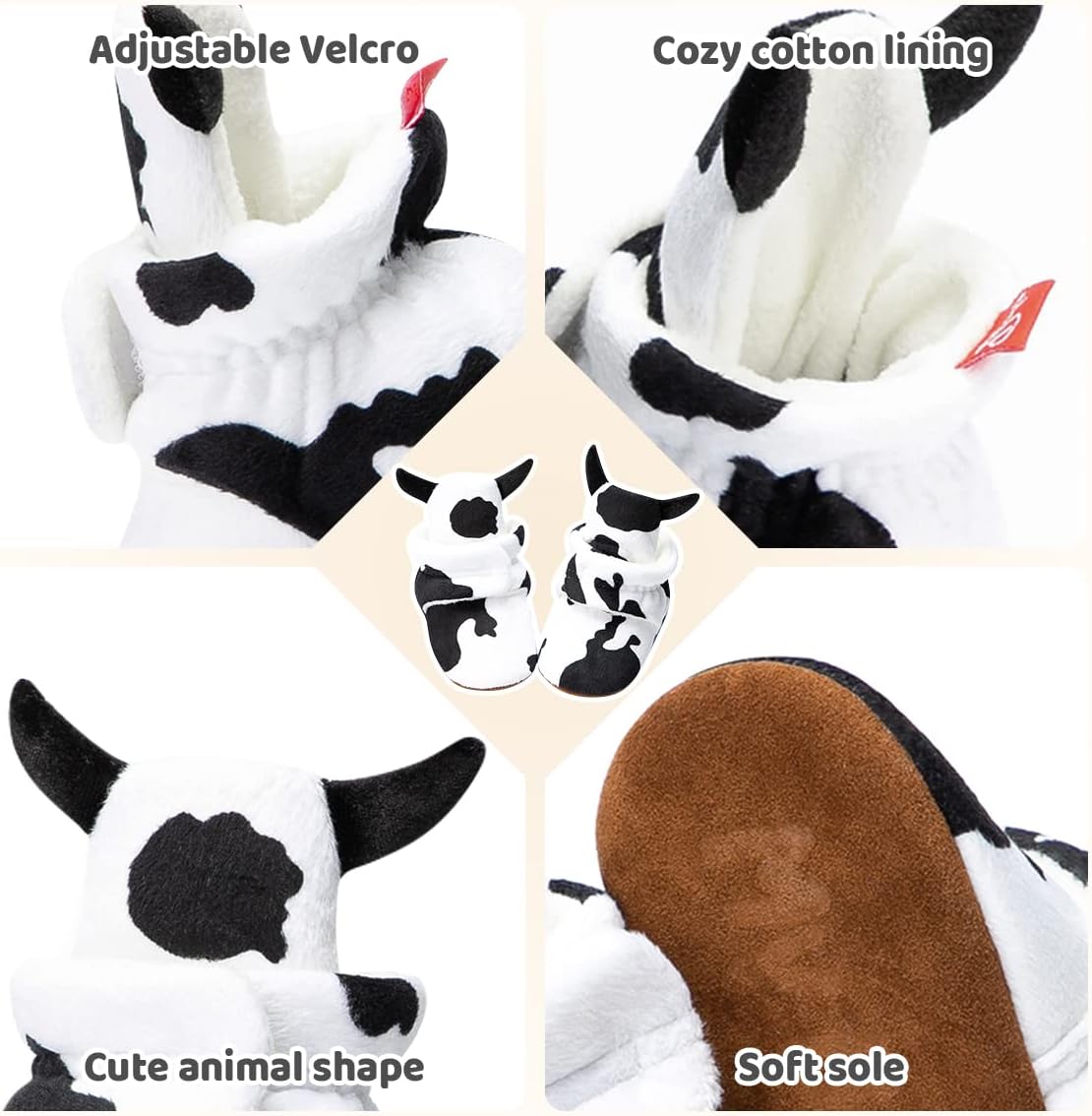 Ohsofy Newborn Cotton Booties