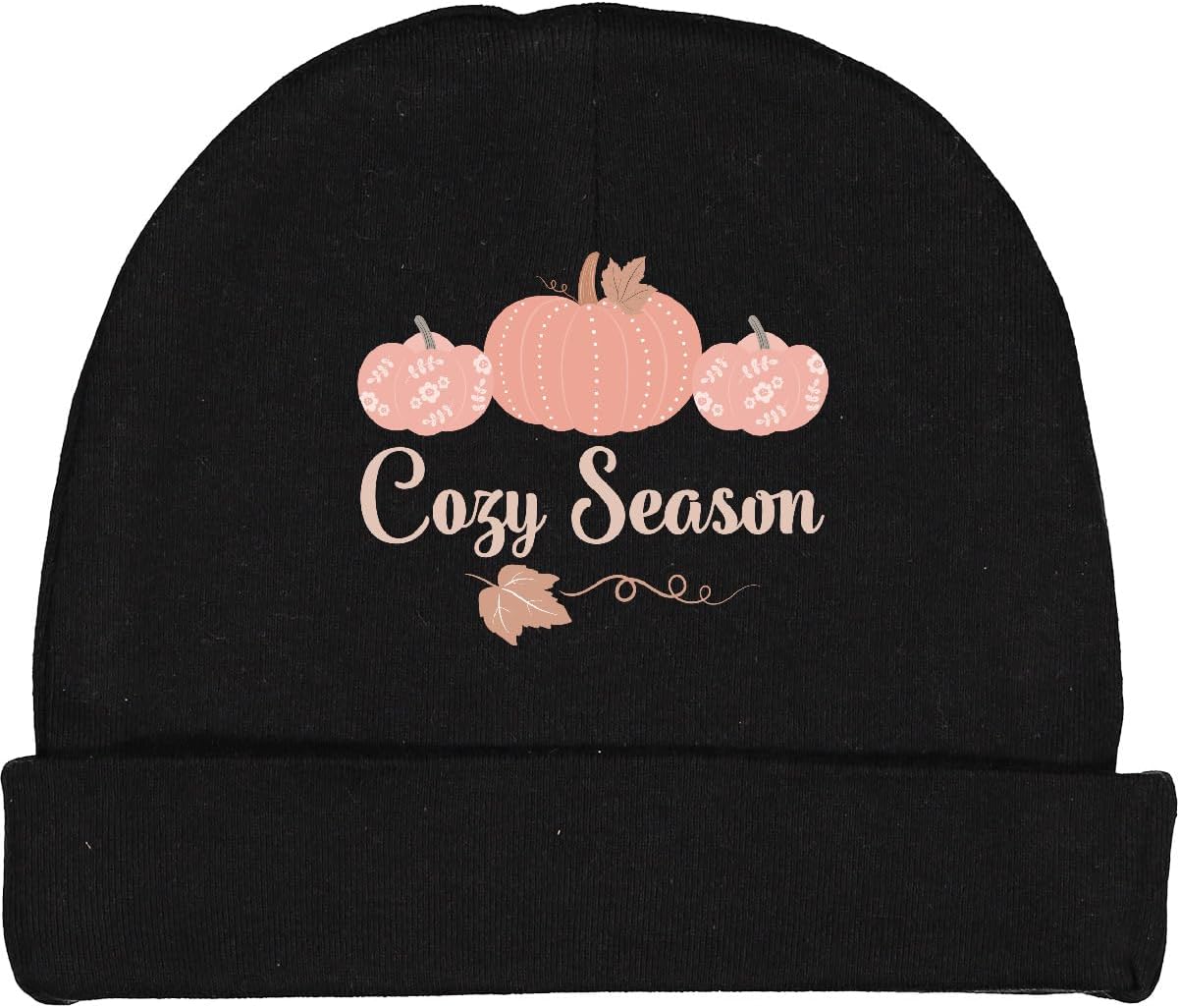 Cozy Autumn Pumpkins Baby Beanie Hat