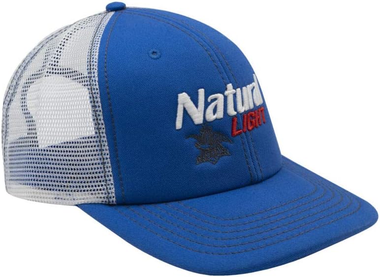 Miller Lite Natural Light Basic Beer Snap Back Trucker Cap