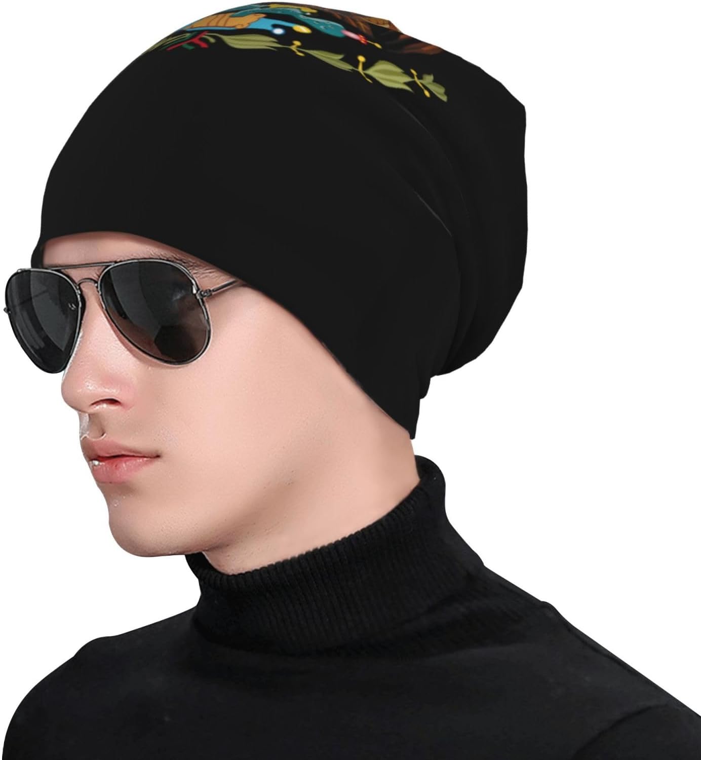 Stylish Novelty skull beanie for warm weather men and women