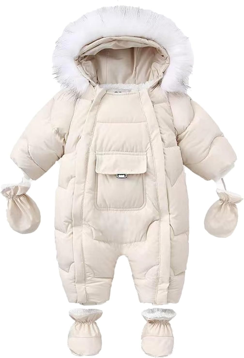 Thick Coathooded Romper for Toddler