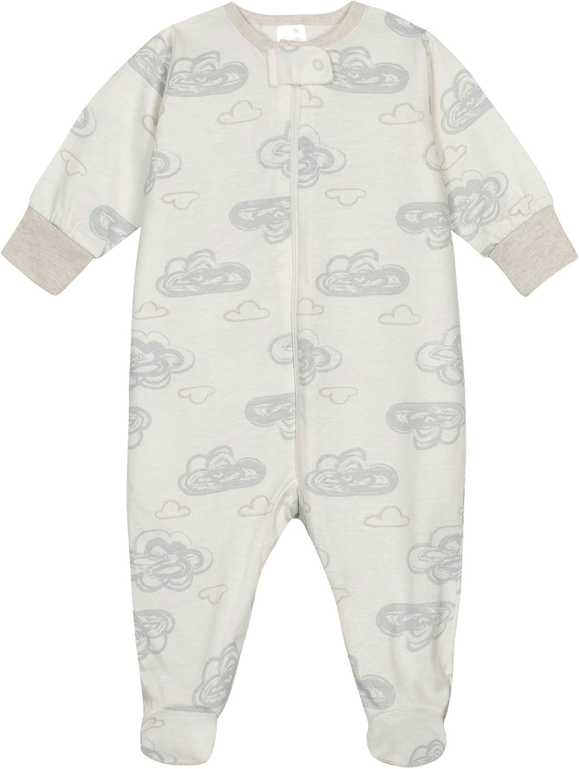 Onesies Brand Sleep N Play Footies Unisex-Baby 4-Pack