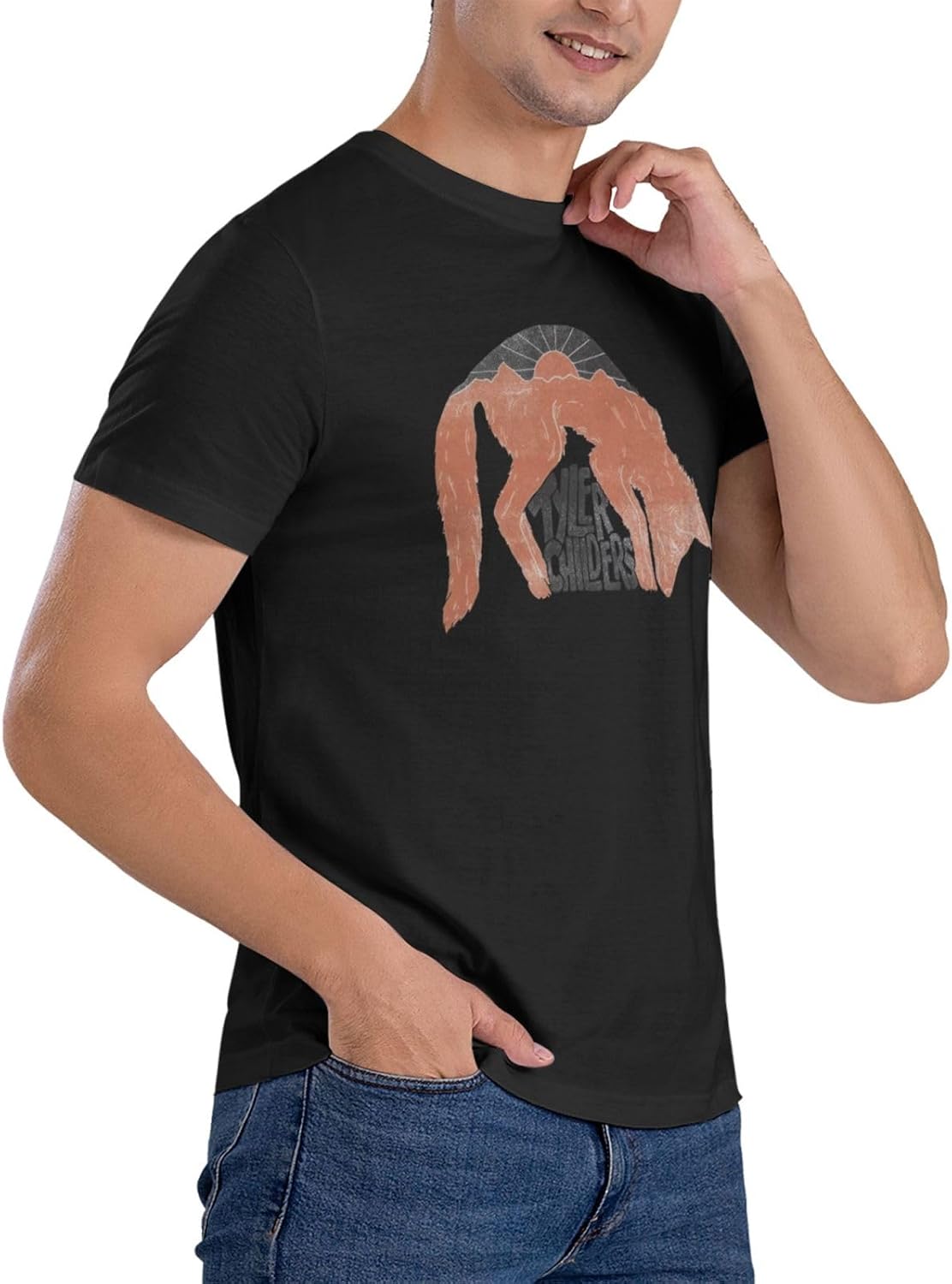 Mens Extendable Fit Cotton T-Shirt