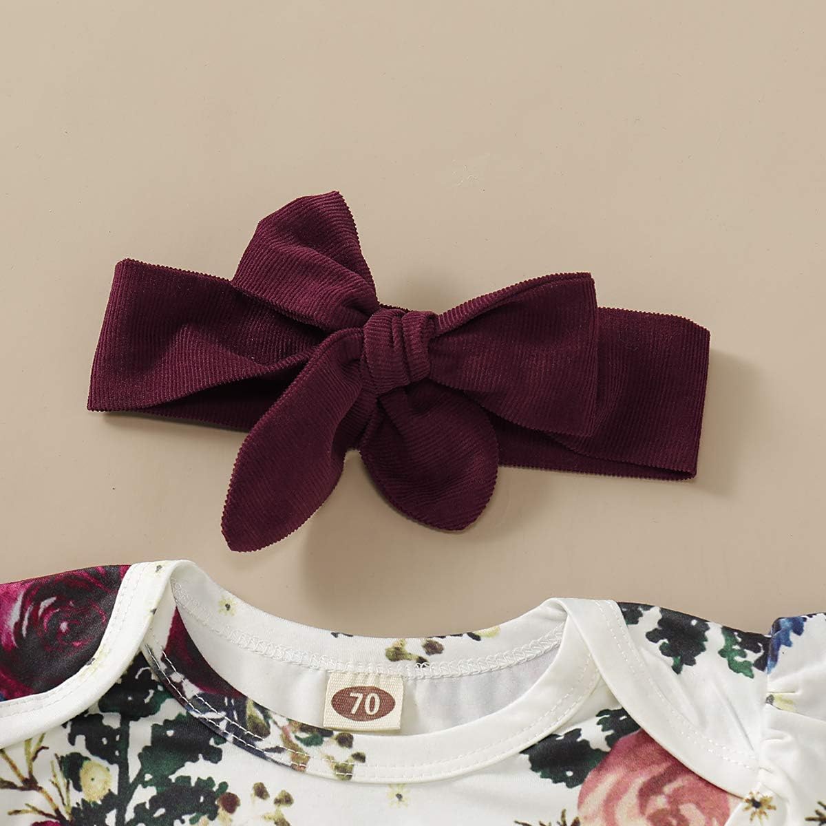 Soft Ruffle Romper Set for Baby Girls