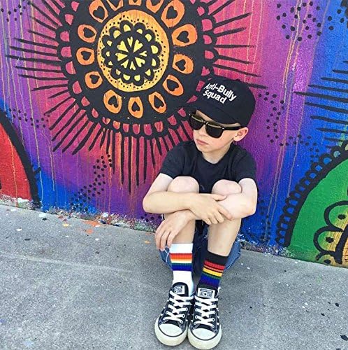 Xiyadun Unisex Toddler Child Cotton Knee High Socks 1-9 Years