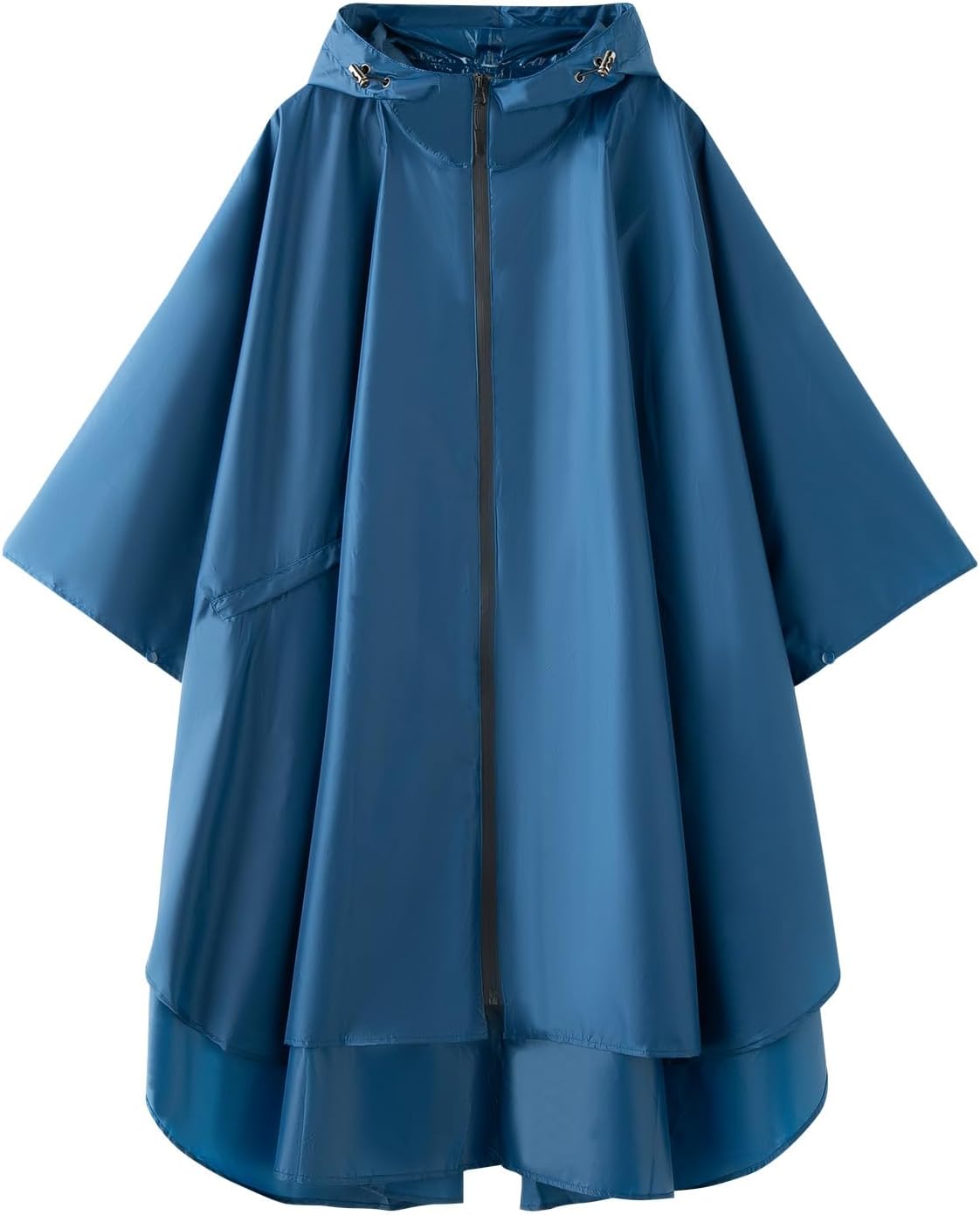 Portable Mens Unisex Raincoat with Waterproof Protection