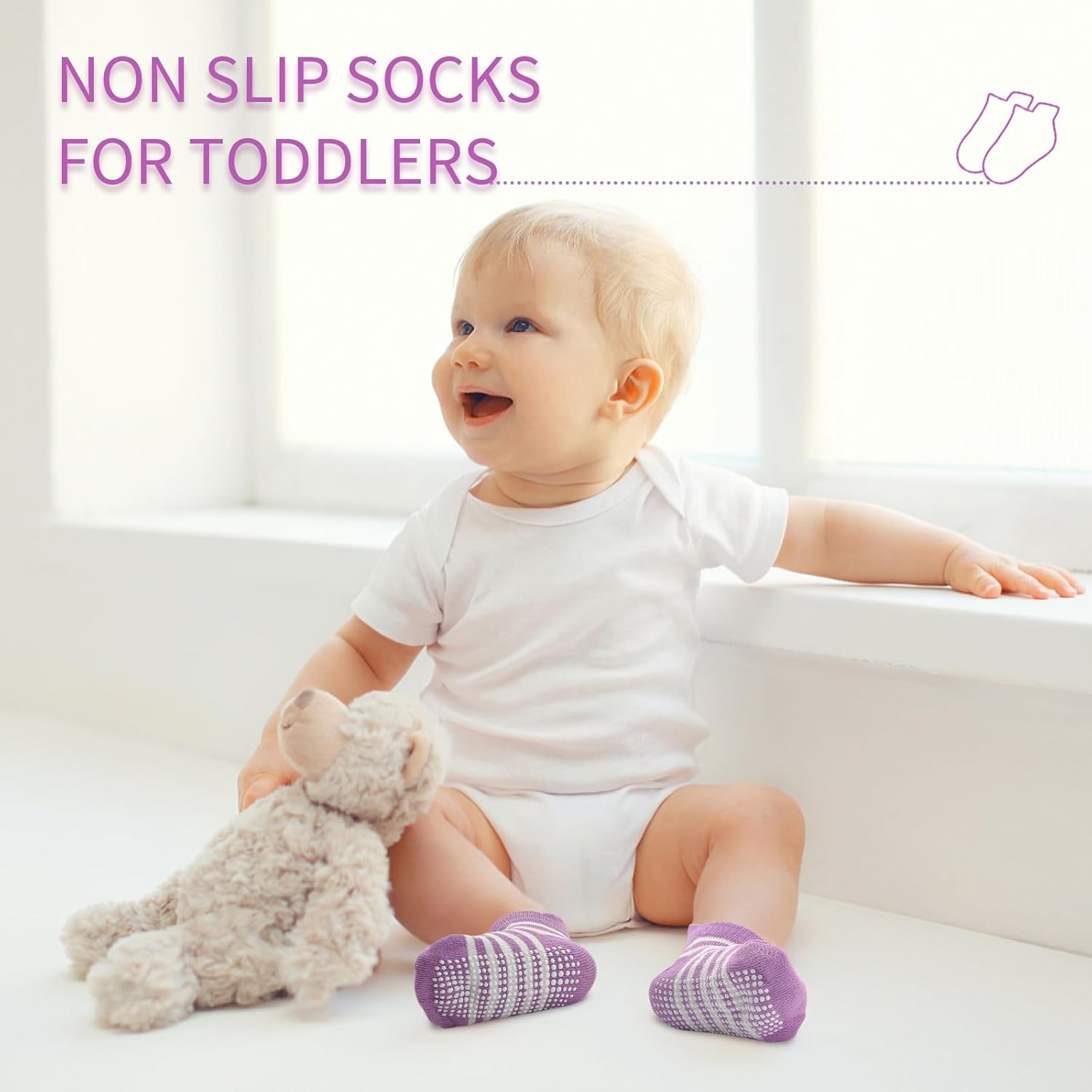 SkiBeaut Baby Socks for Toddlers 0-5 Years