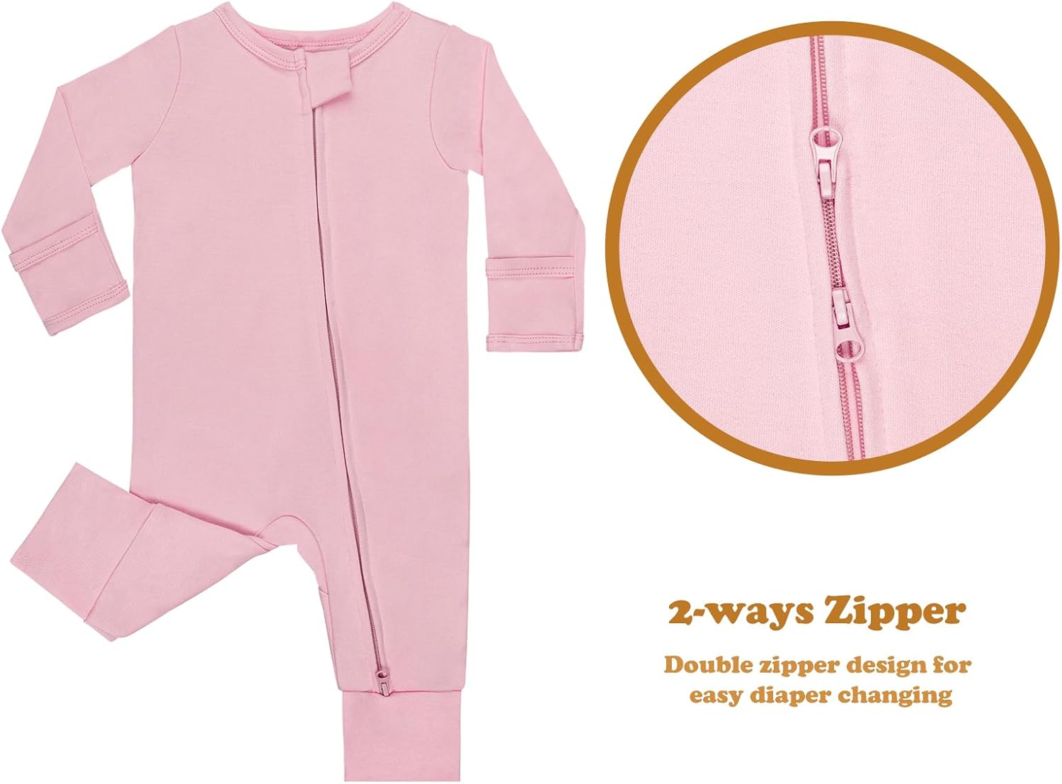 GUISBY Pajama Rompers for Baby