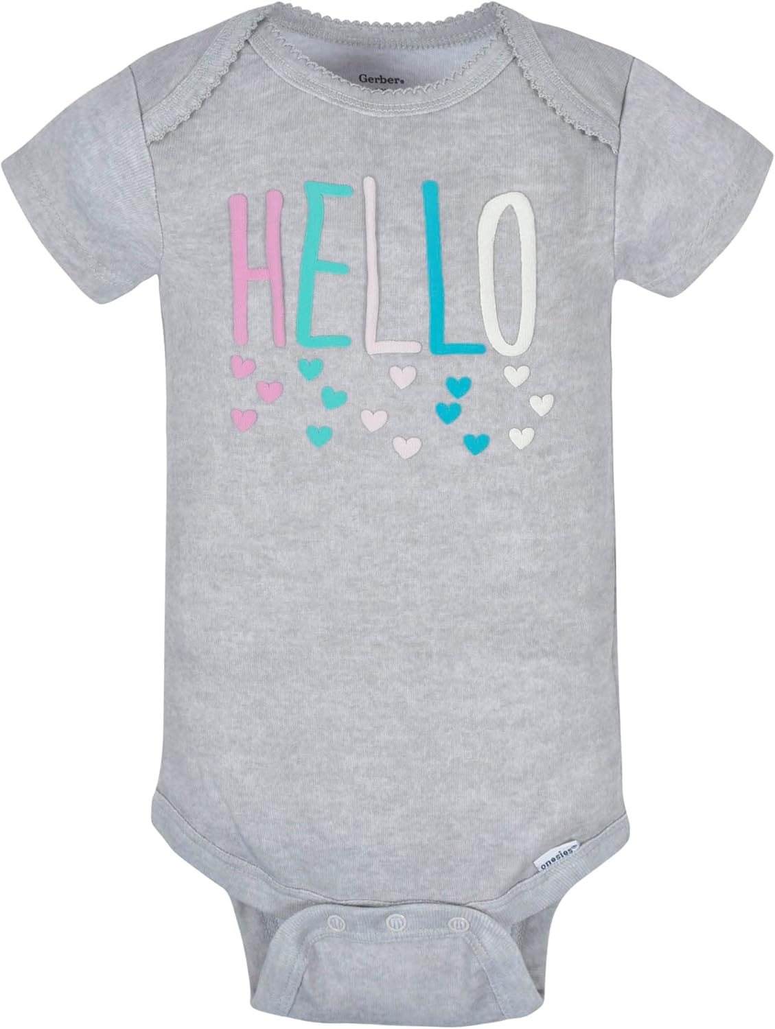Gerber Baby Girls 8-Pack Short Sleeve Onesies