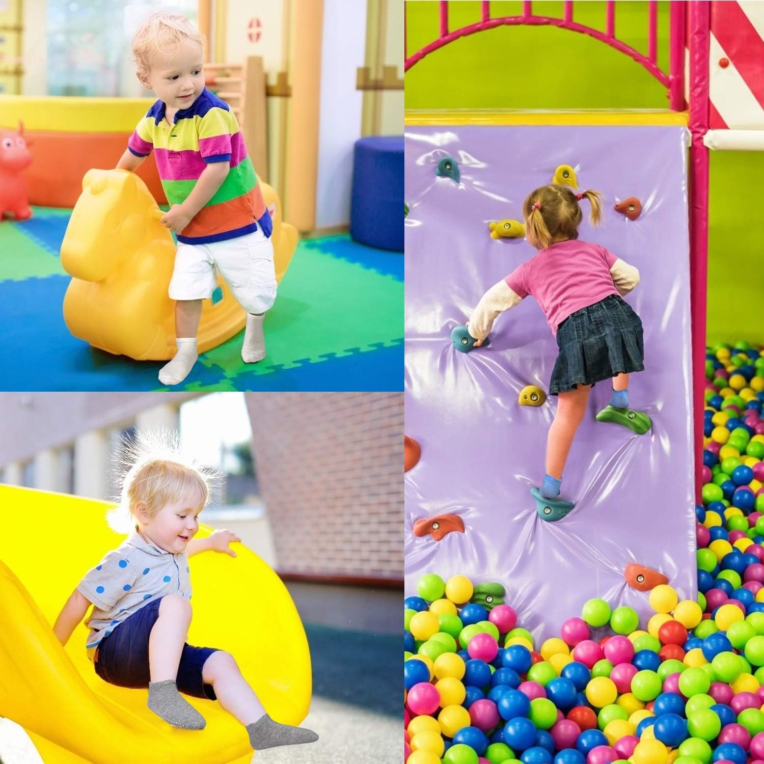 Anti-Slip Socks for Kids Non-Slip for Toddlers