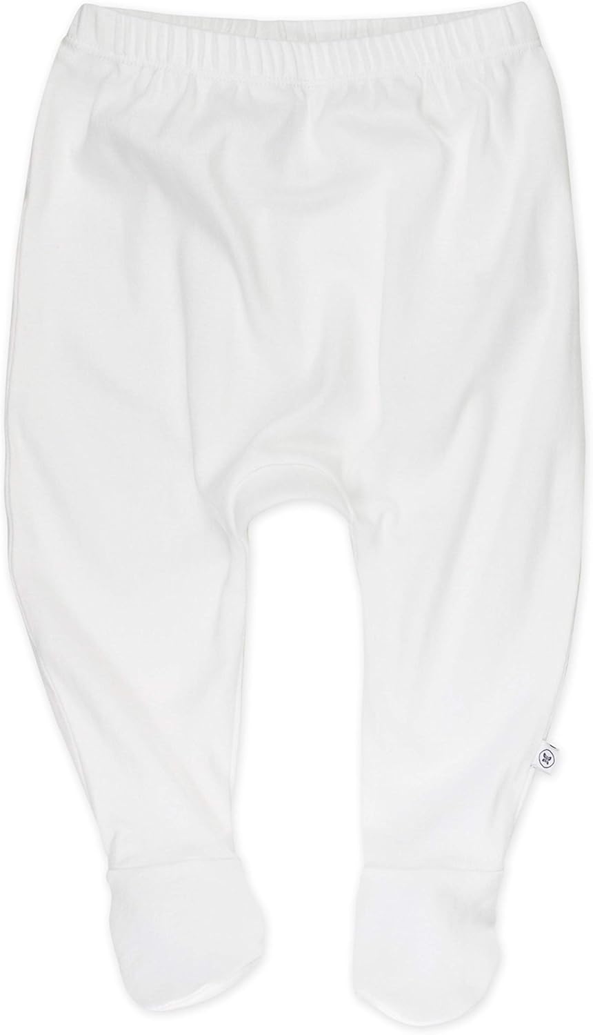 Honest Baby 3-Pack Footed Pants - Soft Cozy Organic Cotton Infants Bottoms