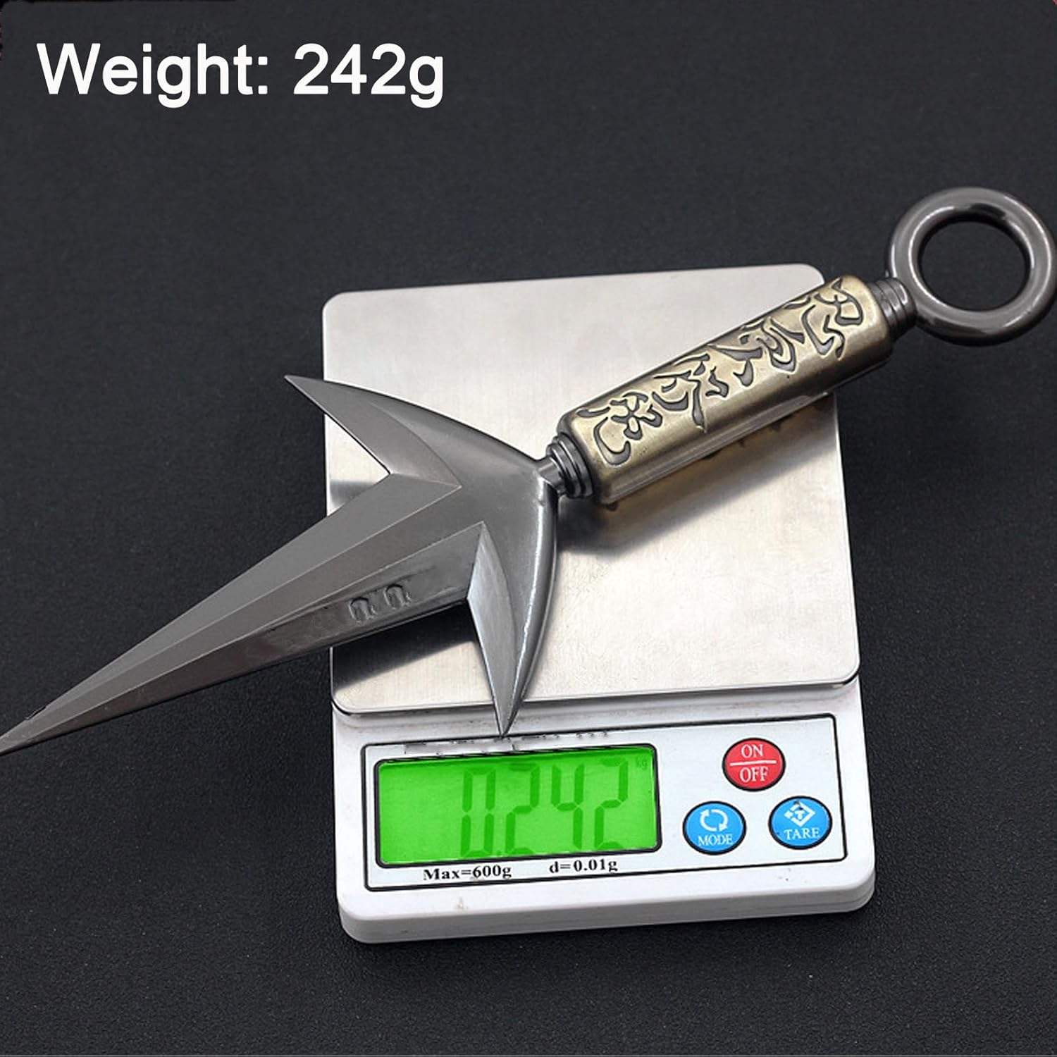 FAYAIALO 9 Inch Minato Kunai Metal Keychain