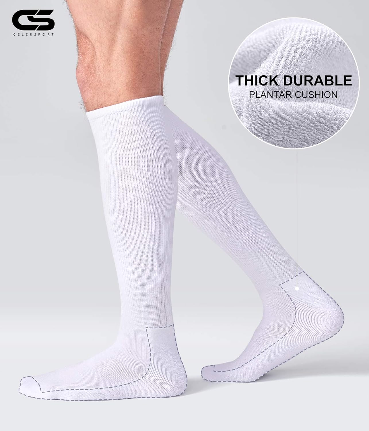 Top Choice for Multi-Sport Use CS CELERSPORT 23 Tube Socks