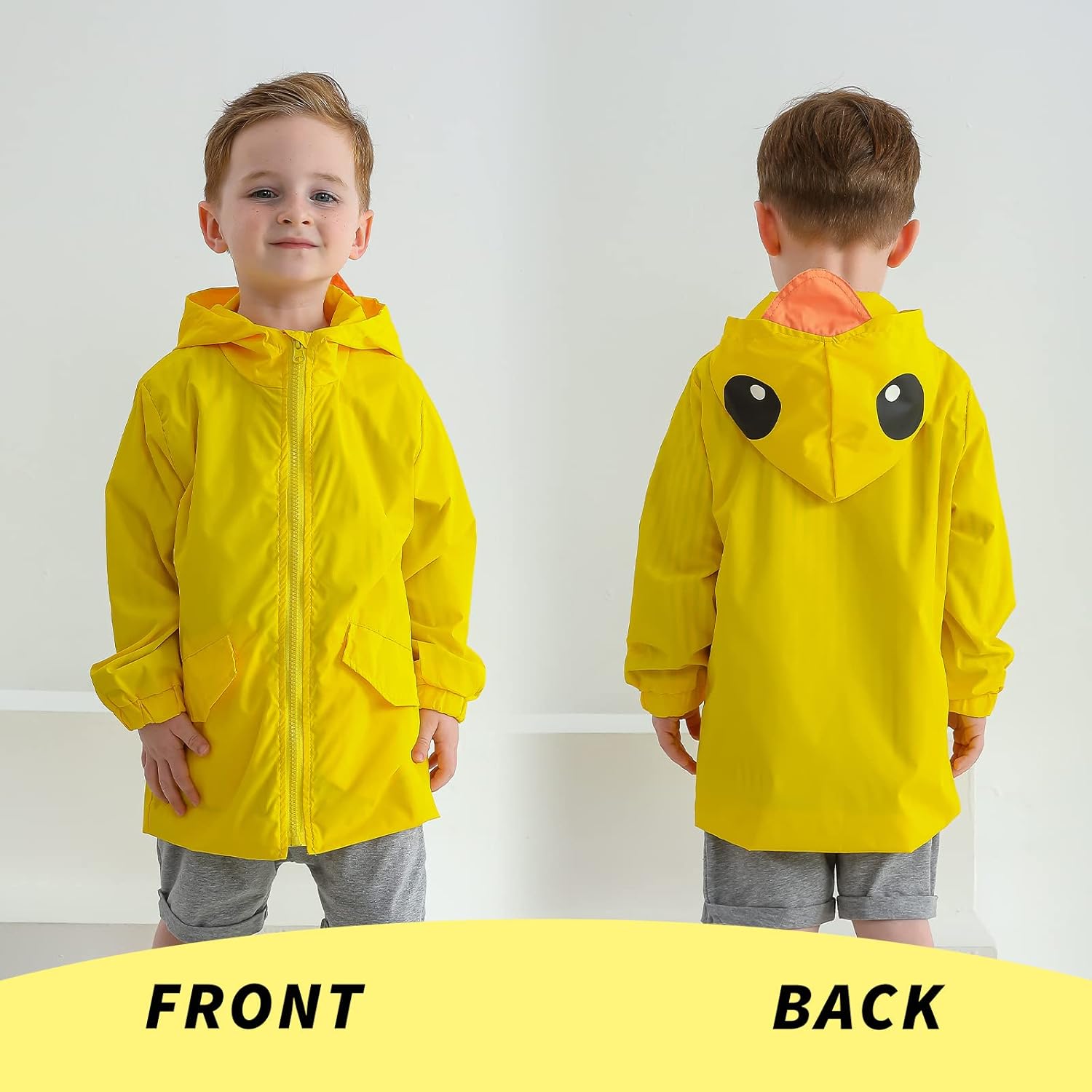 Little Perfect Weather - YOUNGER_TREE Toddler Baby Boy Girl Duck Raincoat Jacket