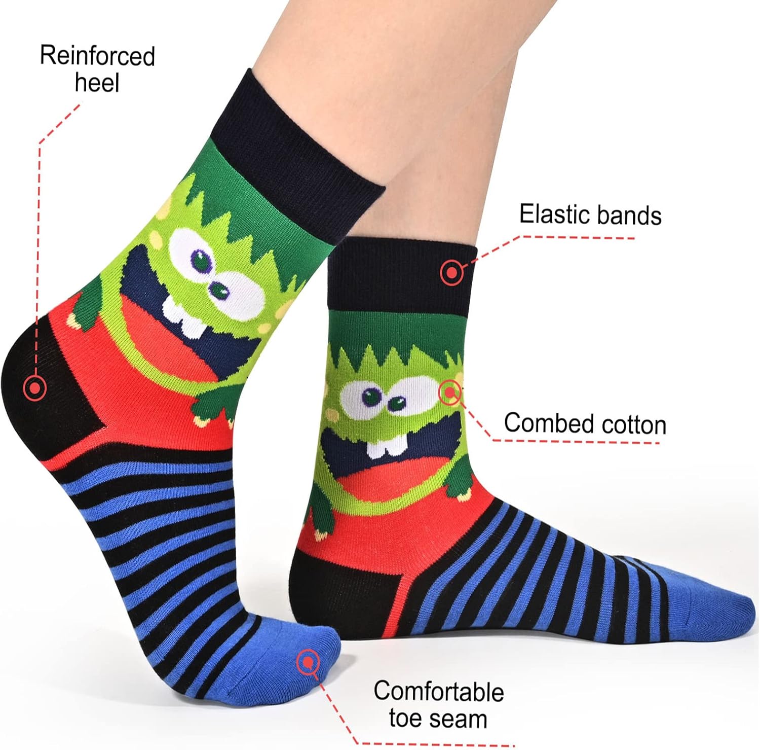 Kids Socks 4-6 Pack